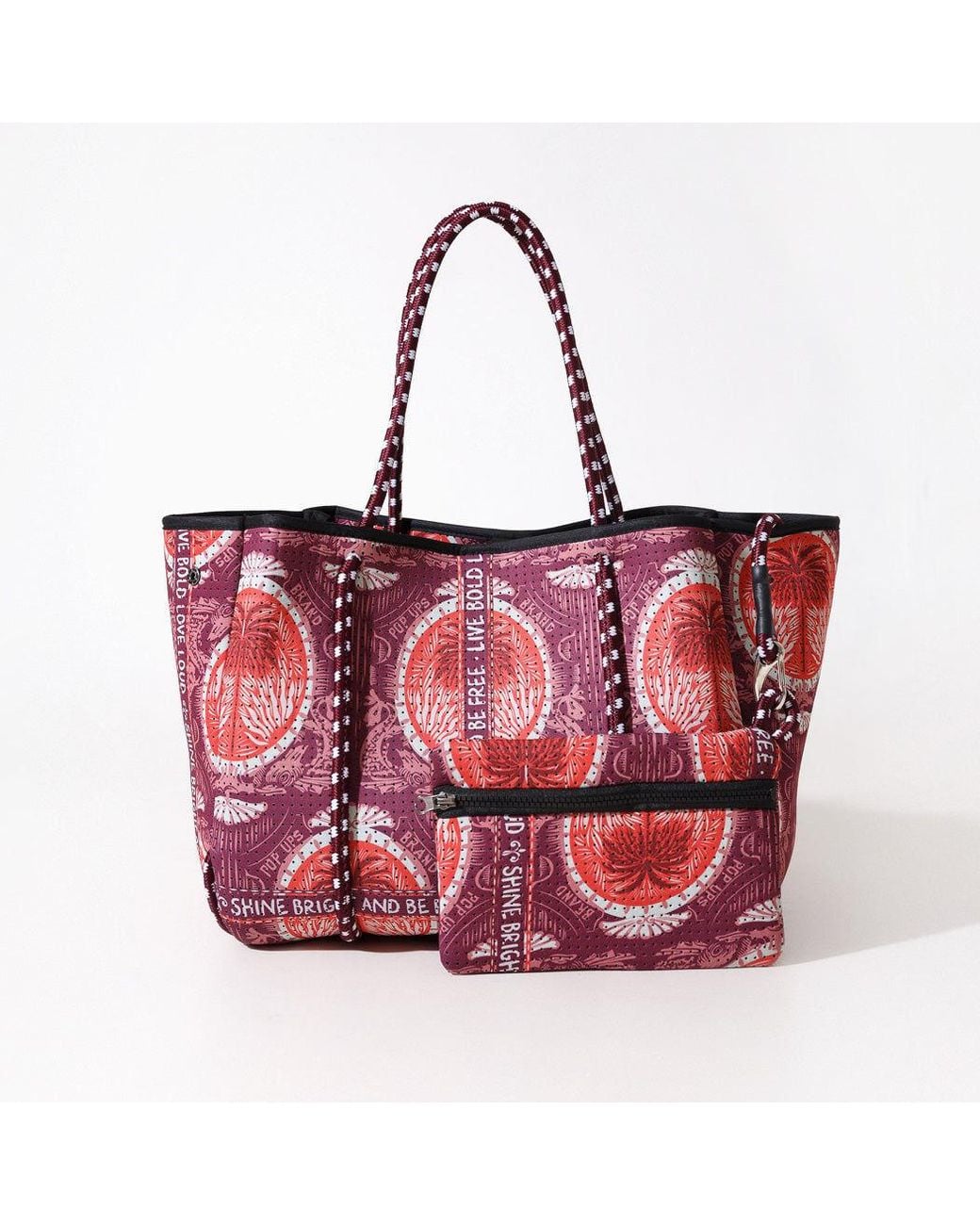 Pop Ups Brand Red Everyday Tote Pop Ups Scarf