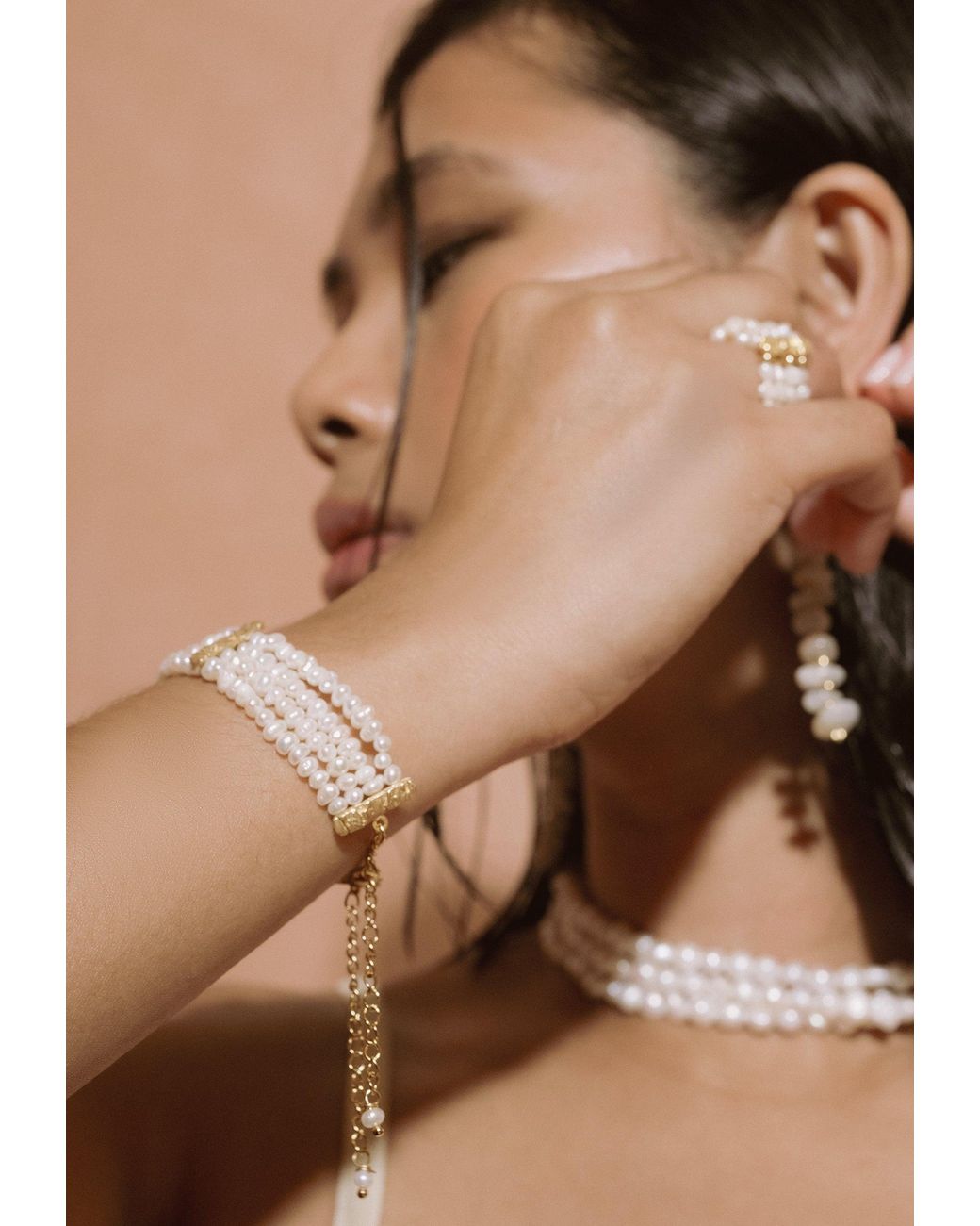 Lavani Jewels Natural Liliana Pearls Bracelet