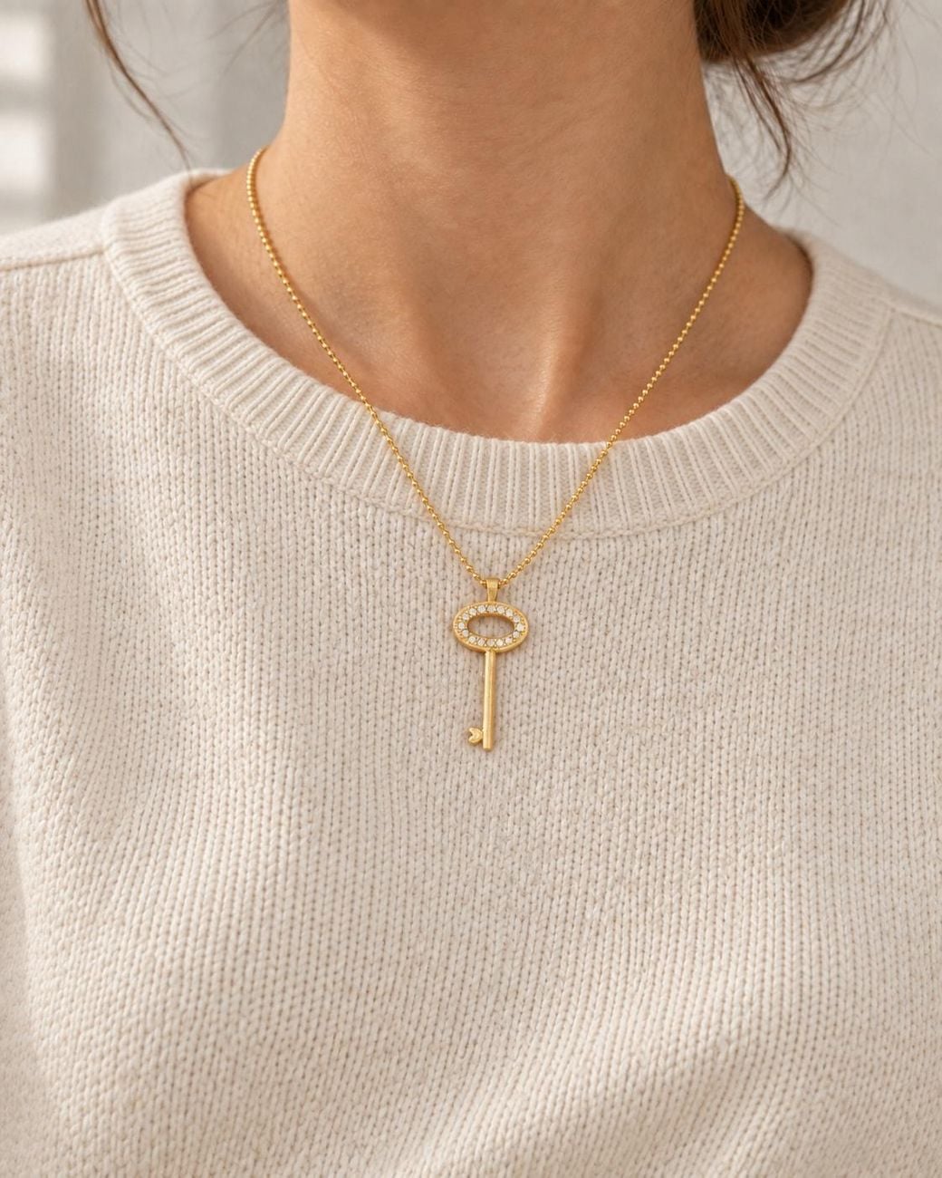 Carolina Benoit Metallic The Lovekey Theory — Key Of Self Worth