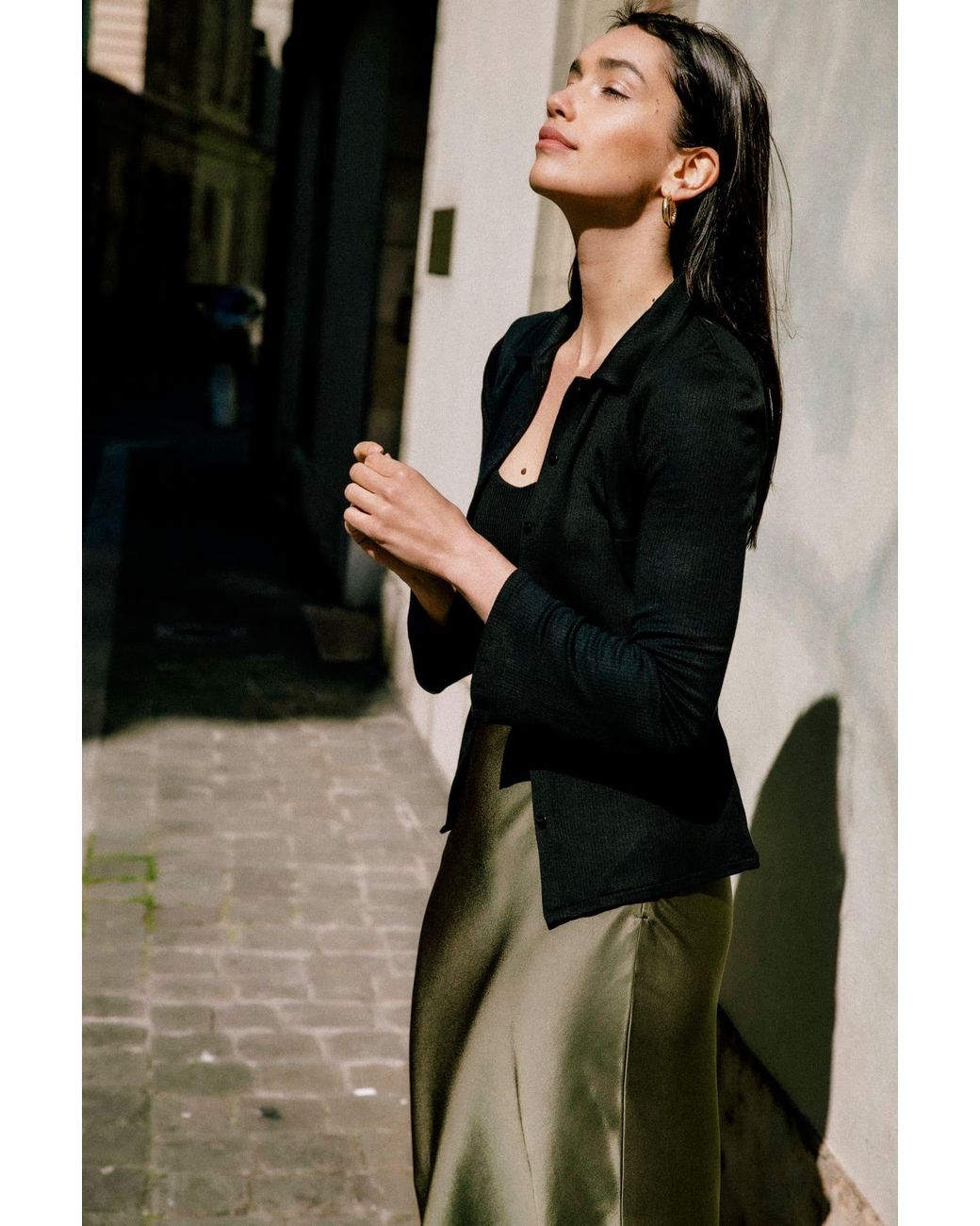 AVANI Apparel Black Mélisse Top