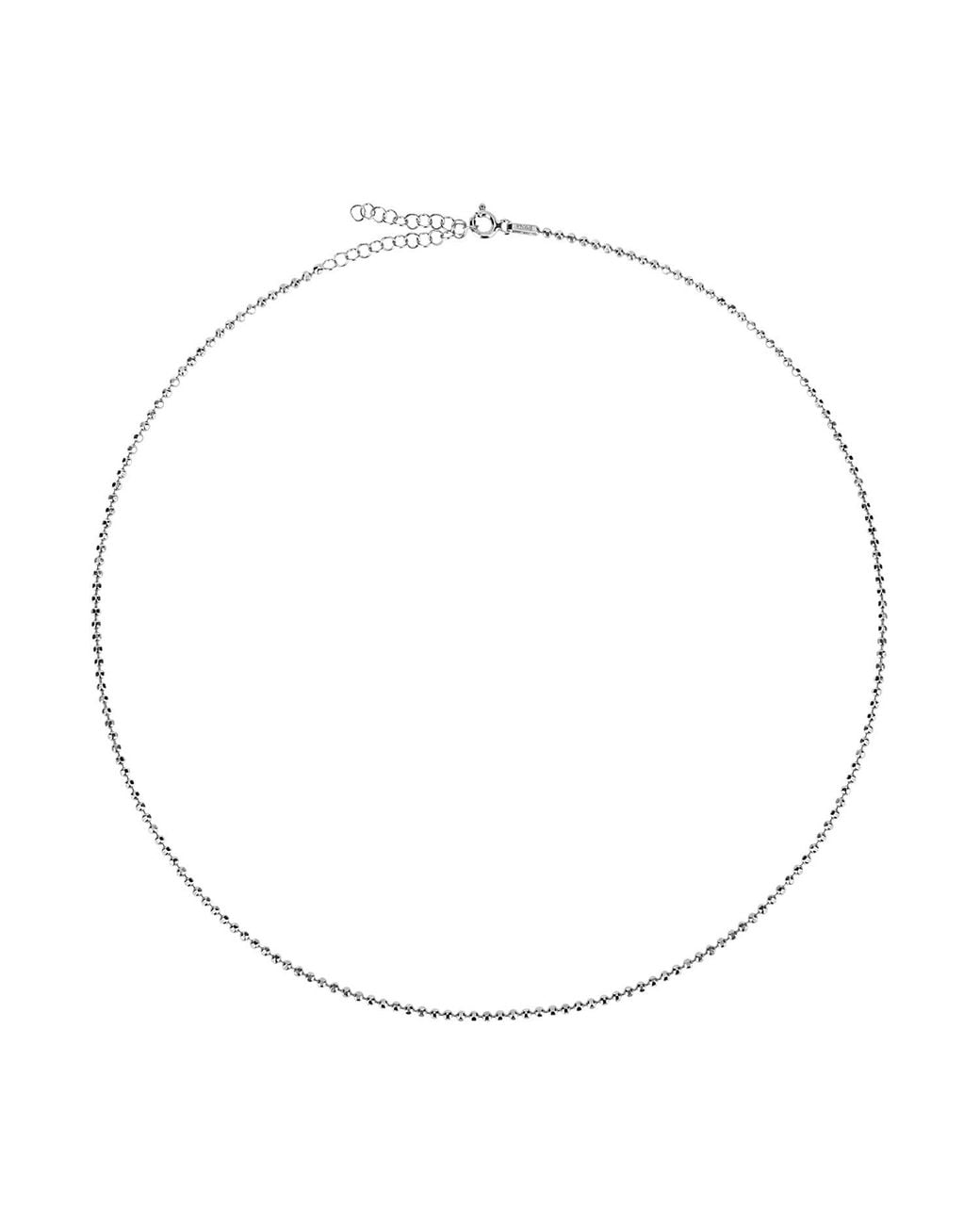 BY EDA DOGAN Metallic Bold Ball Chain Necklace