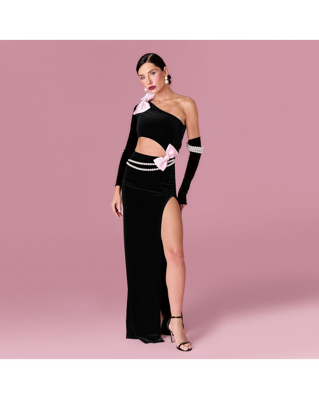 Nur Karaata Black Divine Society Dress
