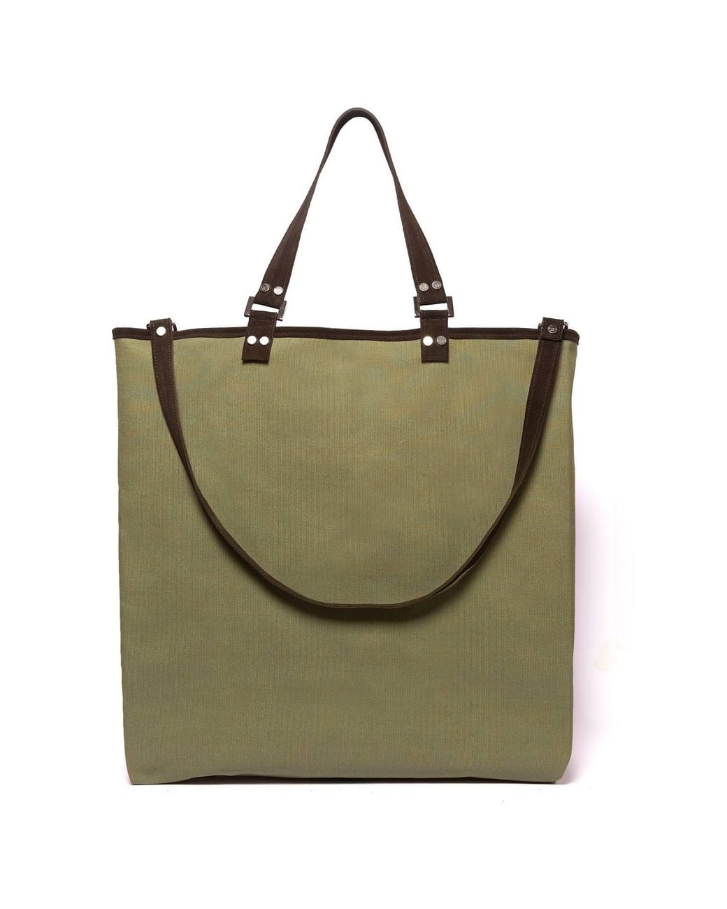 Pier Sicilia Green Salina Tote Canvas Military for men
