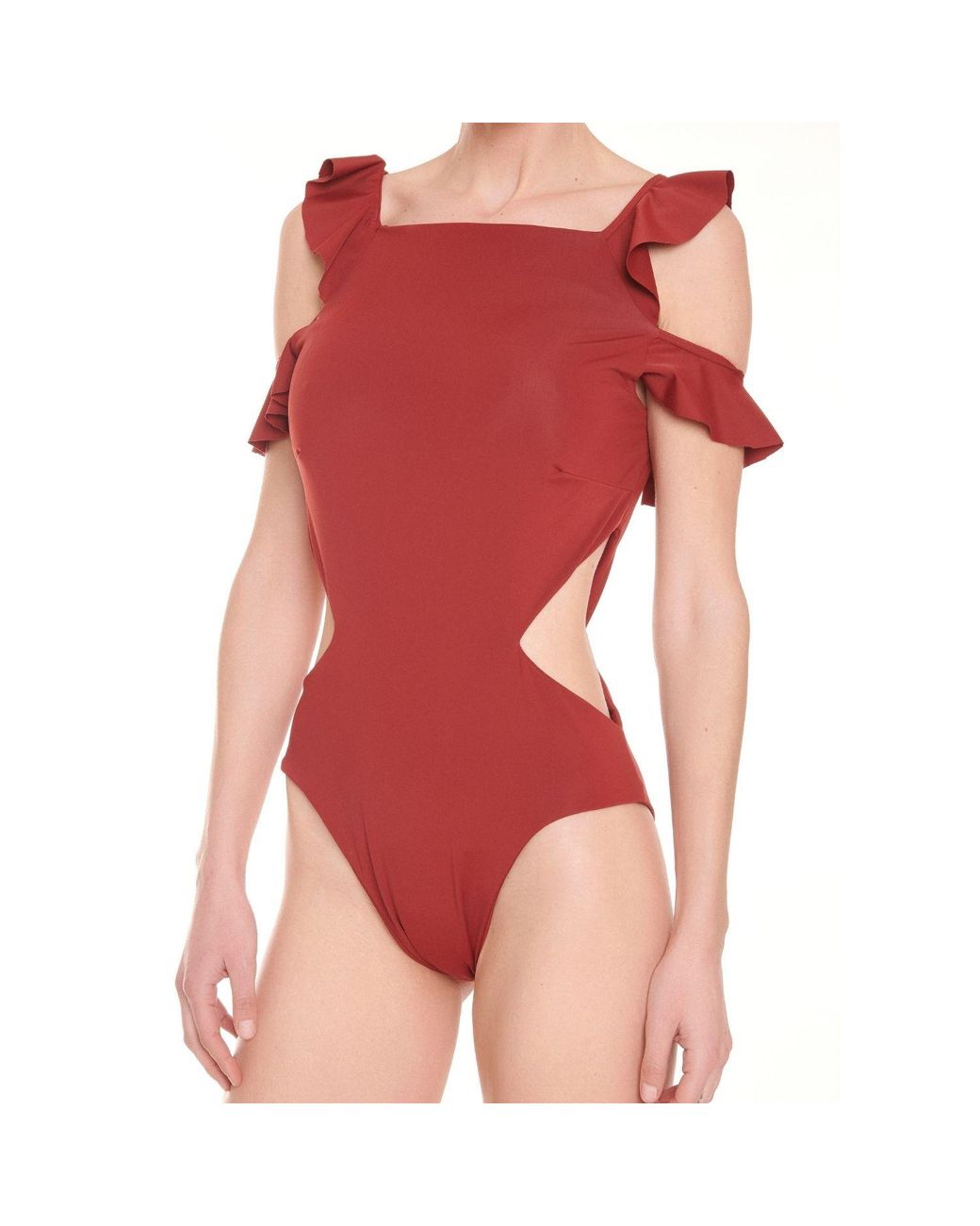 Rive & Rituel Red Charmaine Bordeaux One Piece