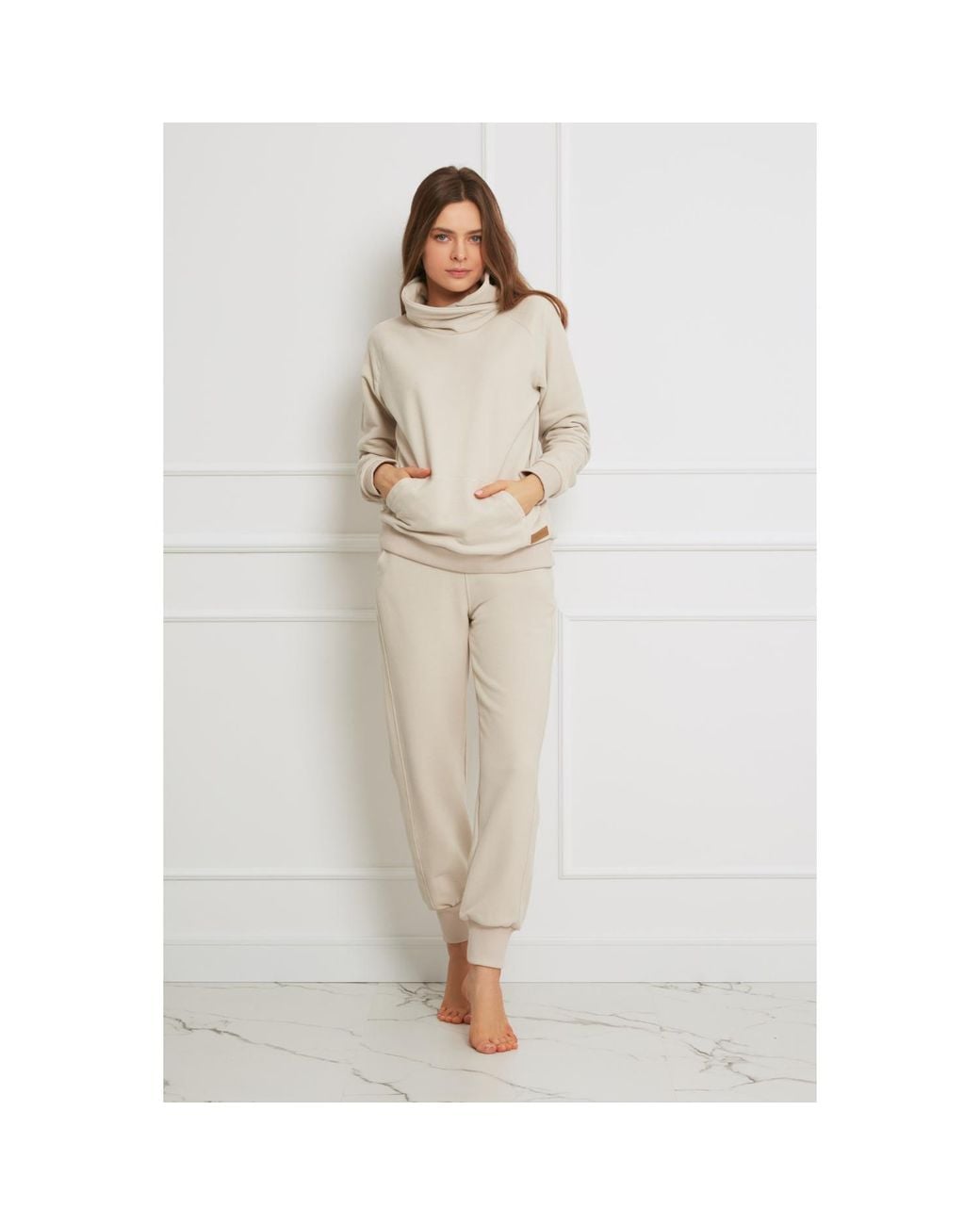 Oh!Zuza Gray Neutrals Cotton Lounge Pant
