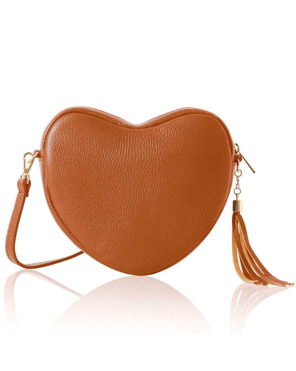 Betsy & Floss Brown Venice Heart Bag