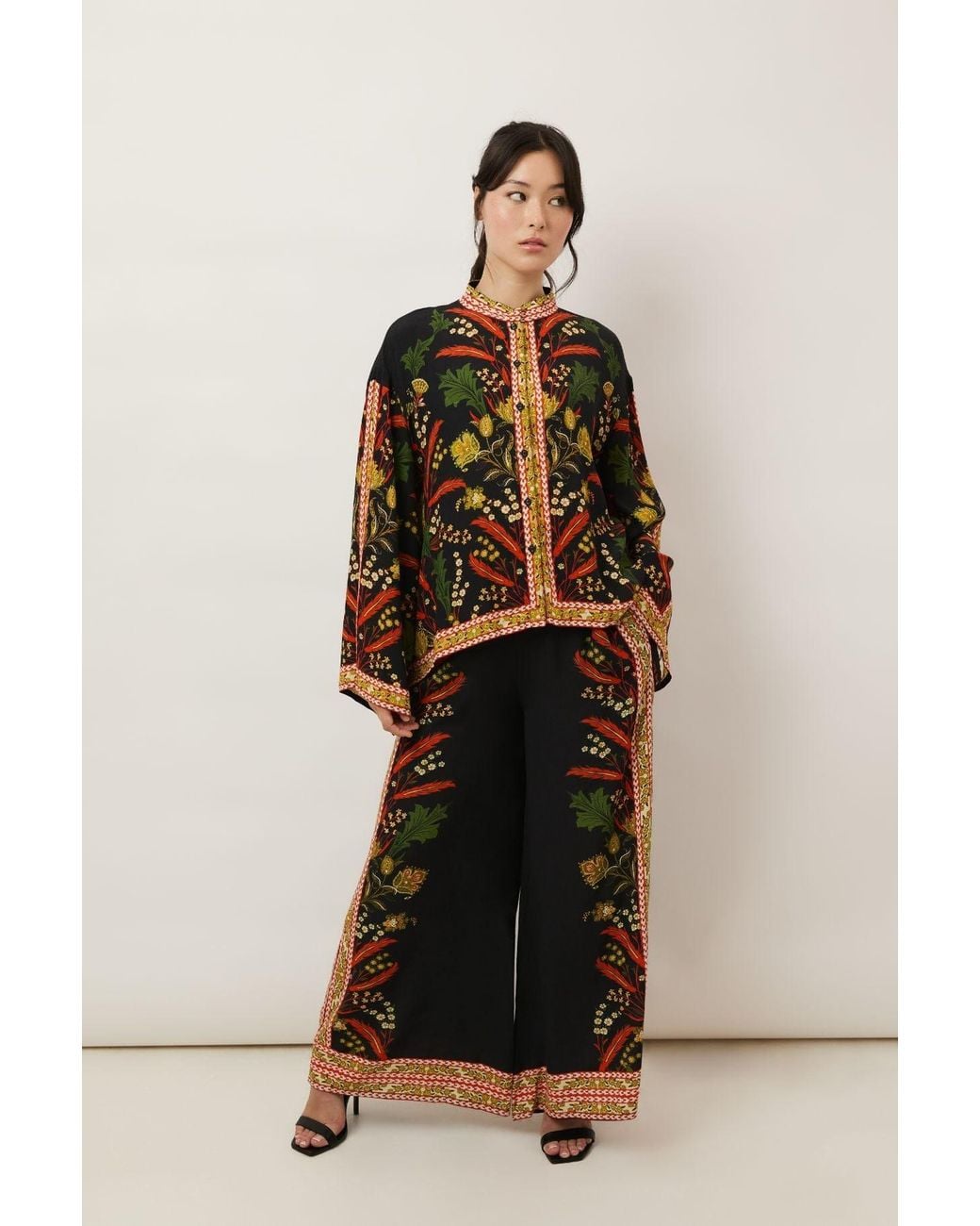 Raishma Black Reyna Trousers