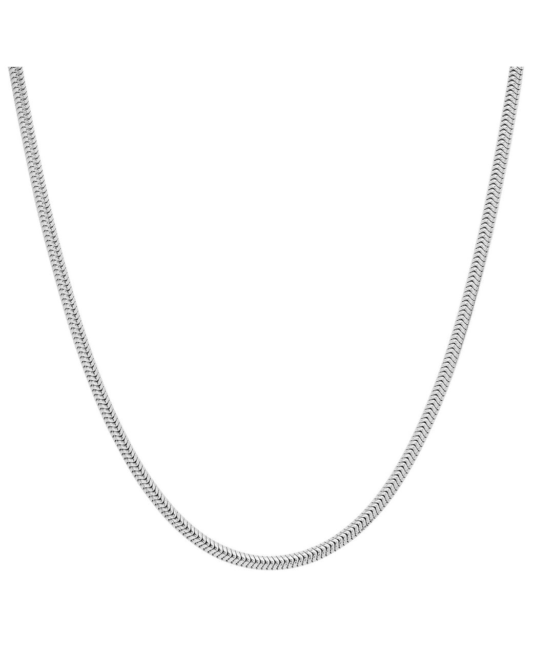 Kylie Harper Metallic Italian Sterling Snake Chain for men