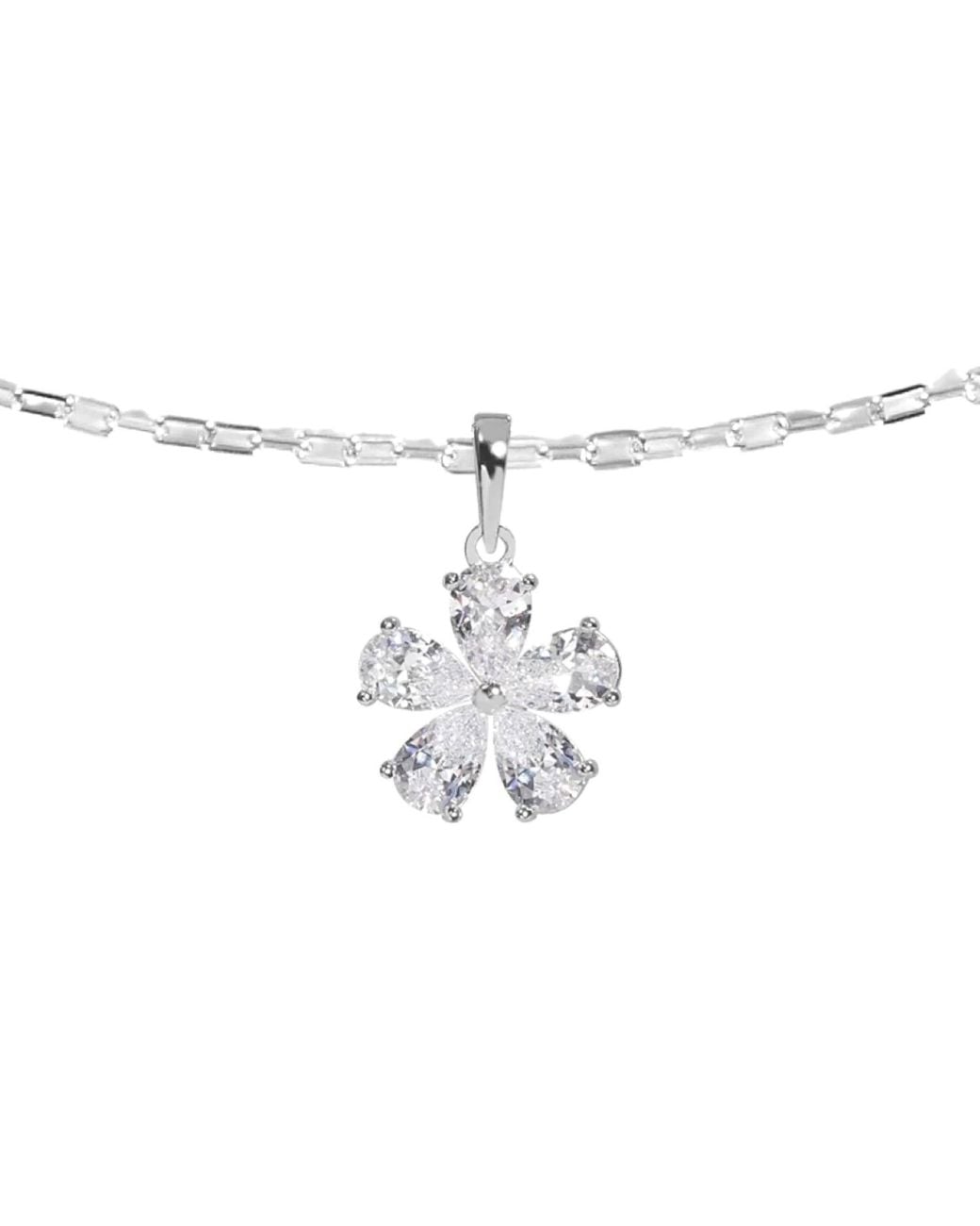 Arte Madrid White Simple Floral Pendant