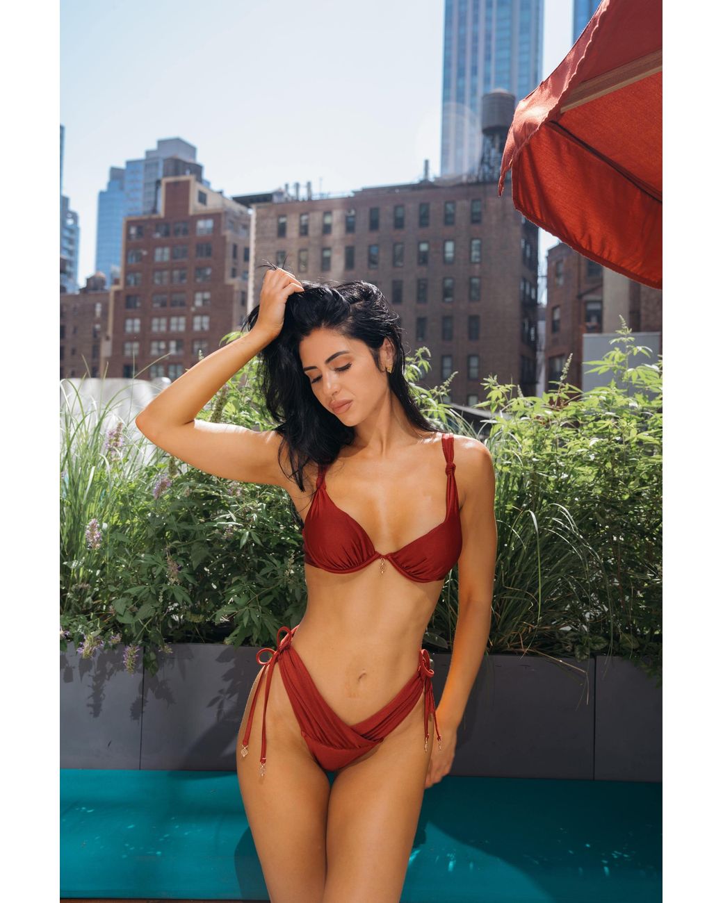 IVY SWIMWEAR Red Siena