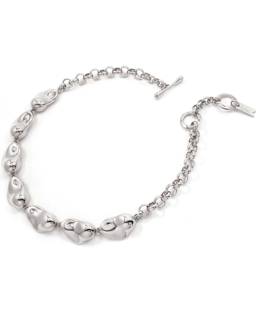 Biko Jewellery Metallic Molten Collar