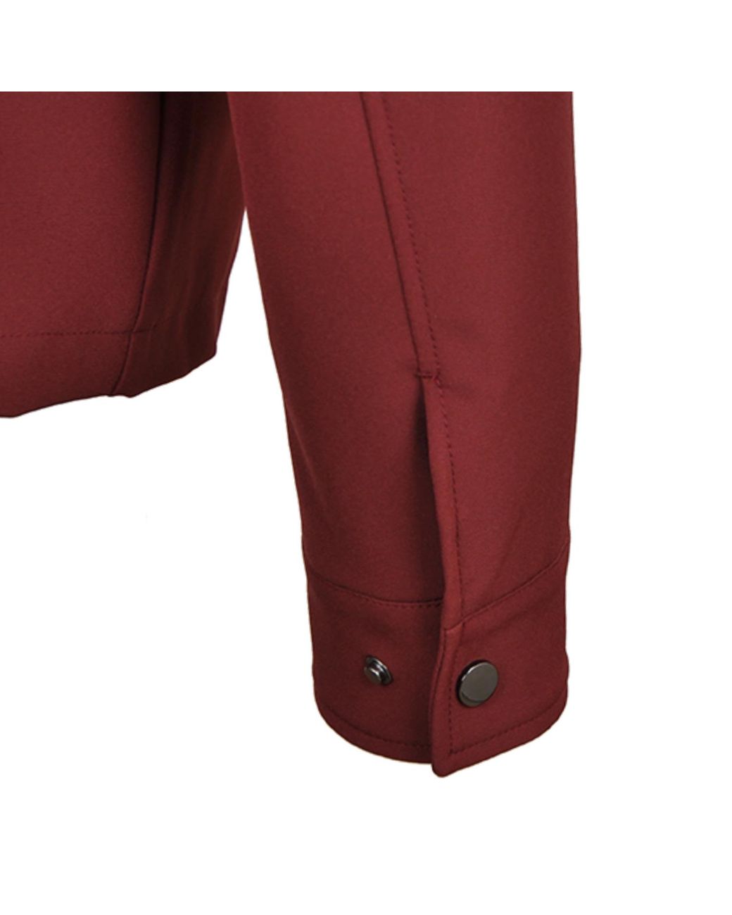 DAVID WEJ Red Ashford Relaxed Aviator Jacket for men