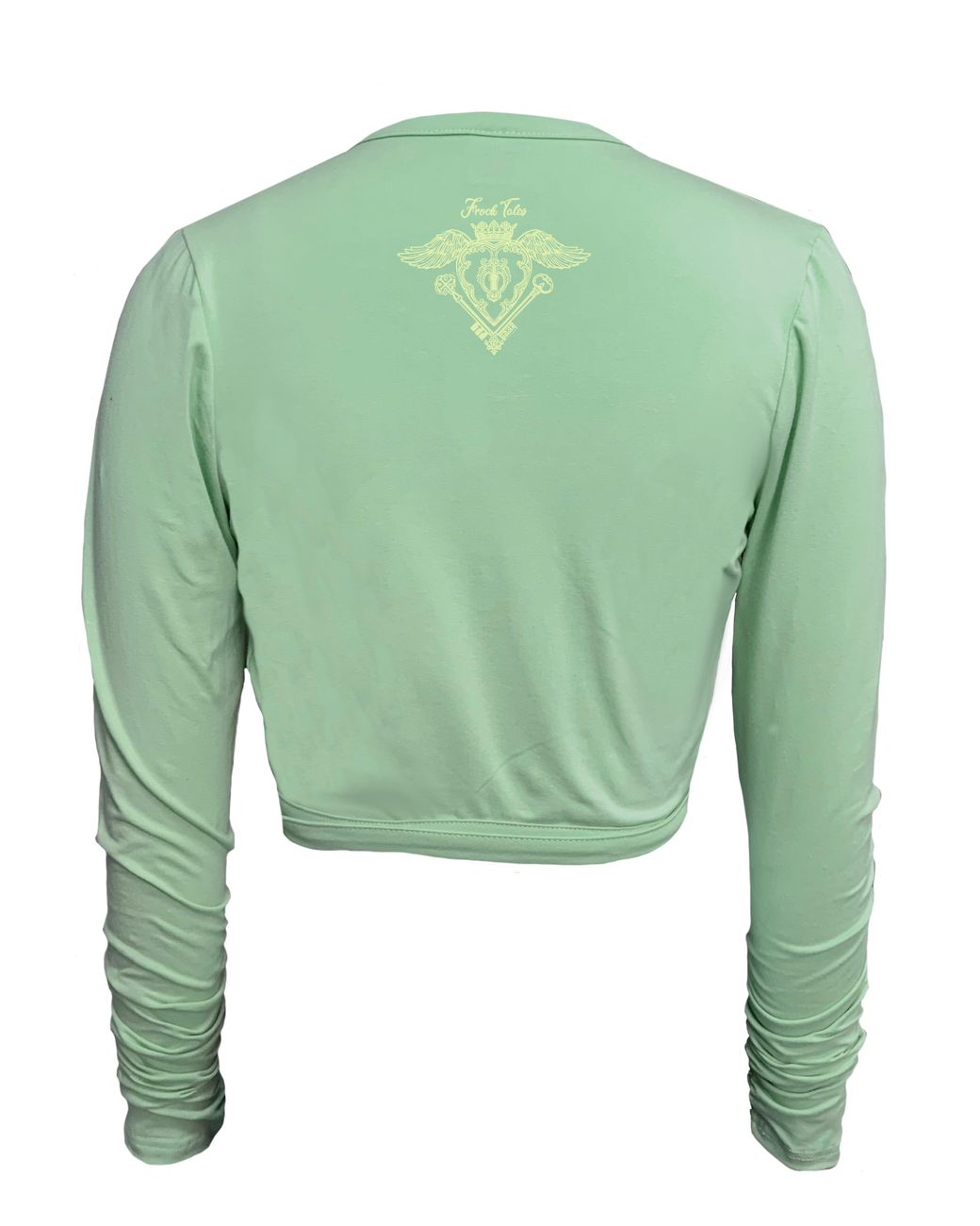 Frock Tales Green Daisy Ballet Wrap Top