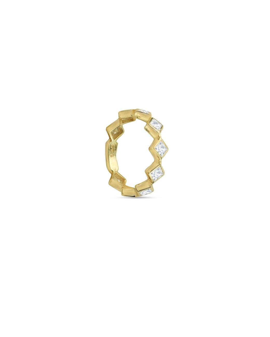 Argento Vivo Metallic The Martina Cz Ring