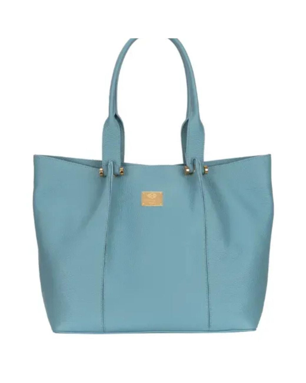 Henry Daniel Roma Blue Leather Shopper