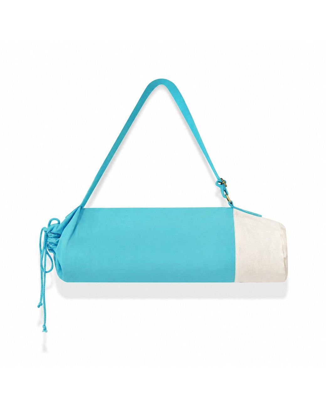 Kedgeree Design Blue Cotton Yoga Bag With Adjustable Strap