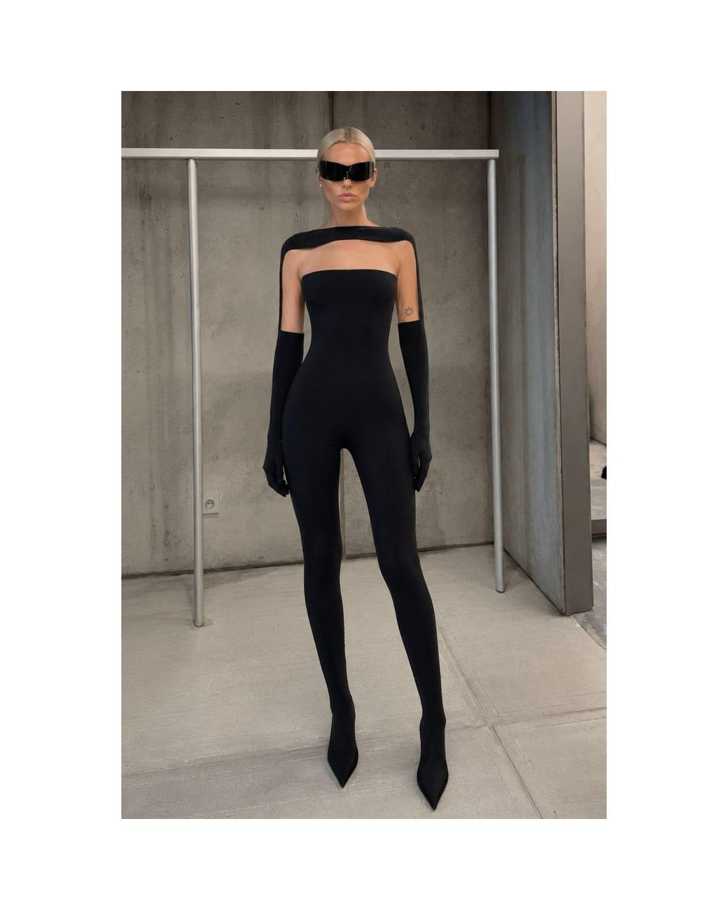 Room 24 Black Janet Catsuit
