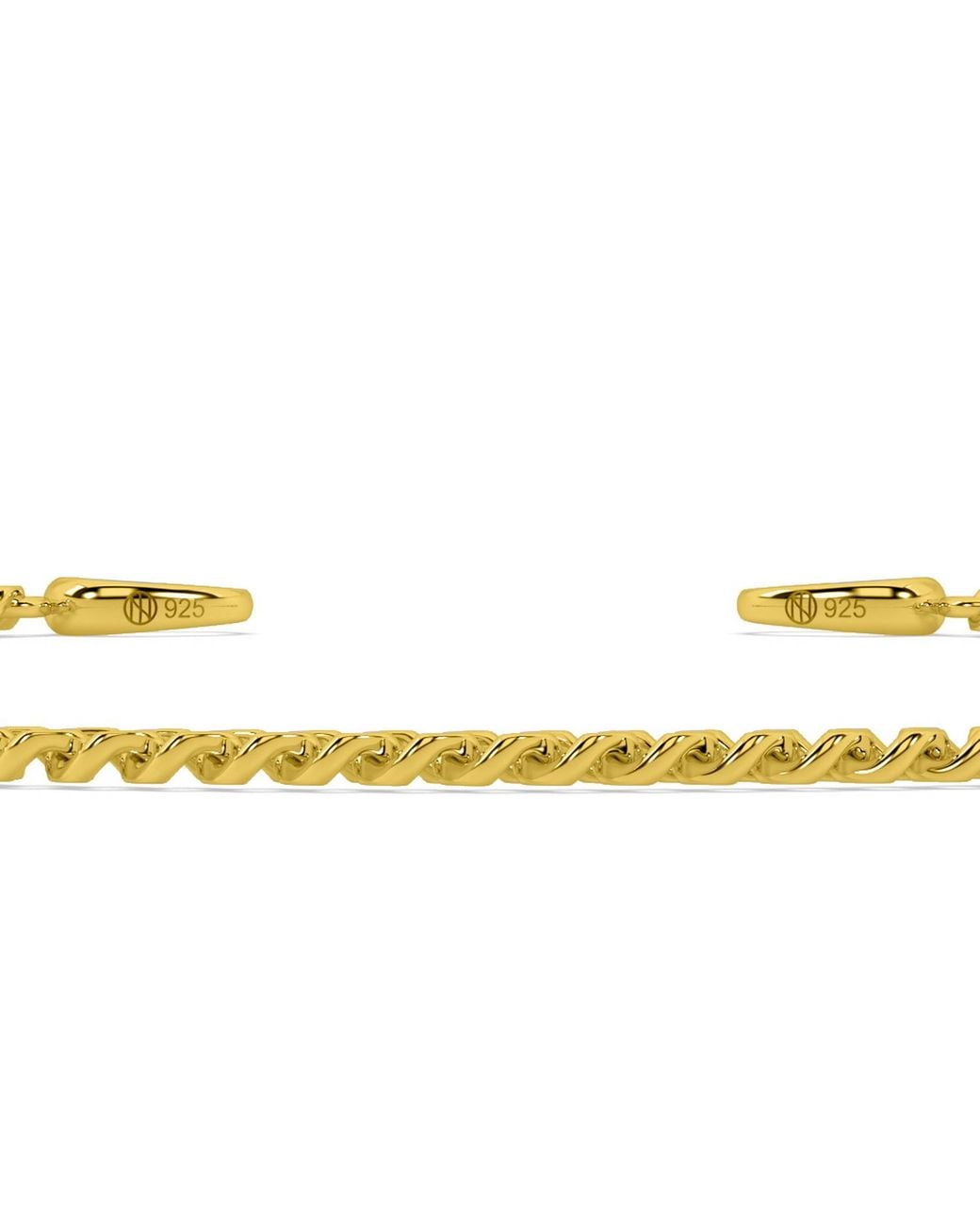 Onia Metallic Baby Cuban Link Necklace