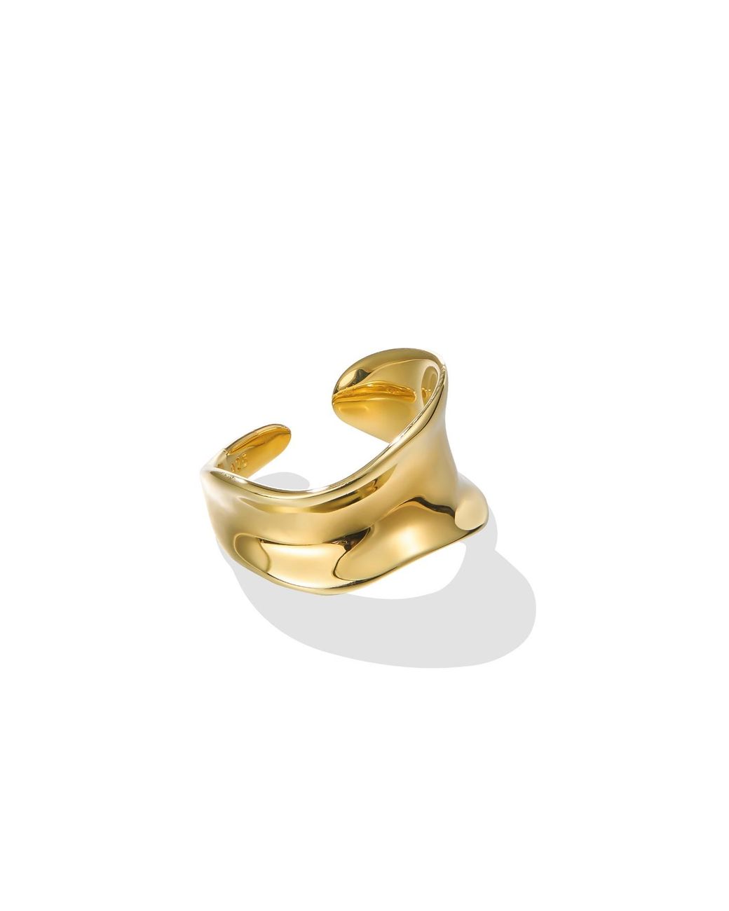 Lait & Lune Metallic Agave Ring