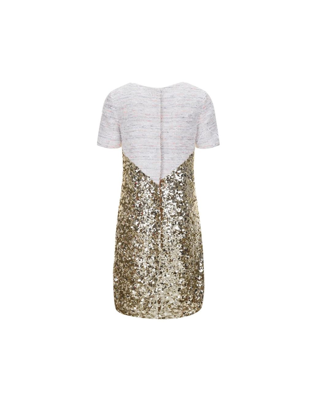 RUE AGTHONIS Natural Littoral Petit Golden Dress