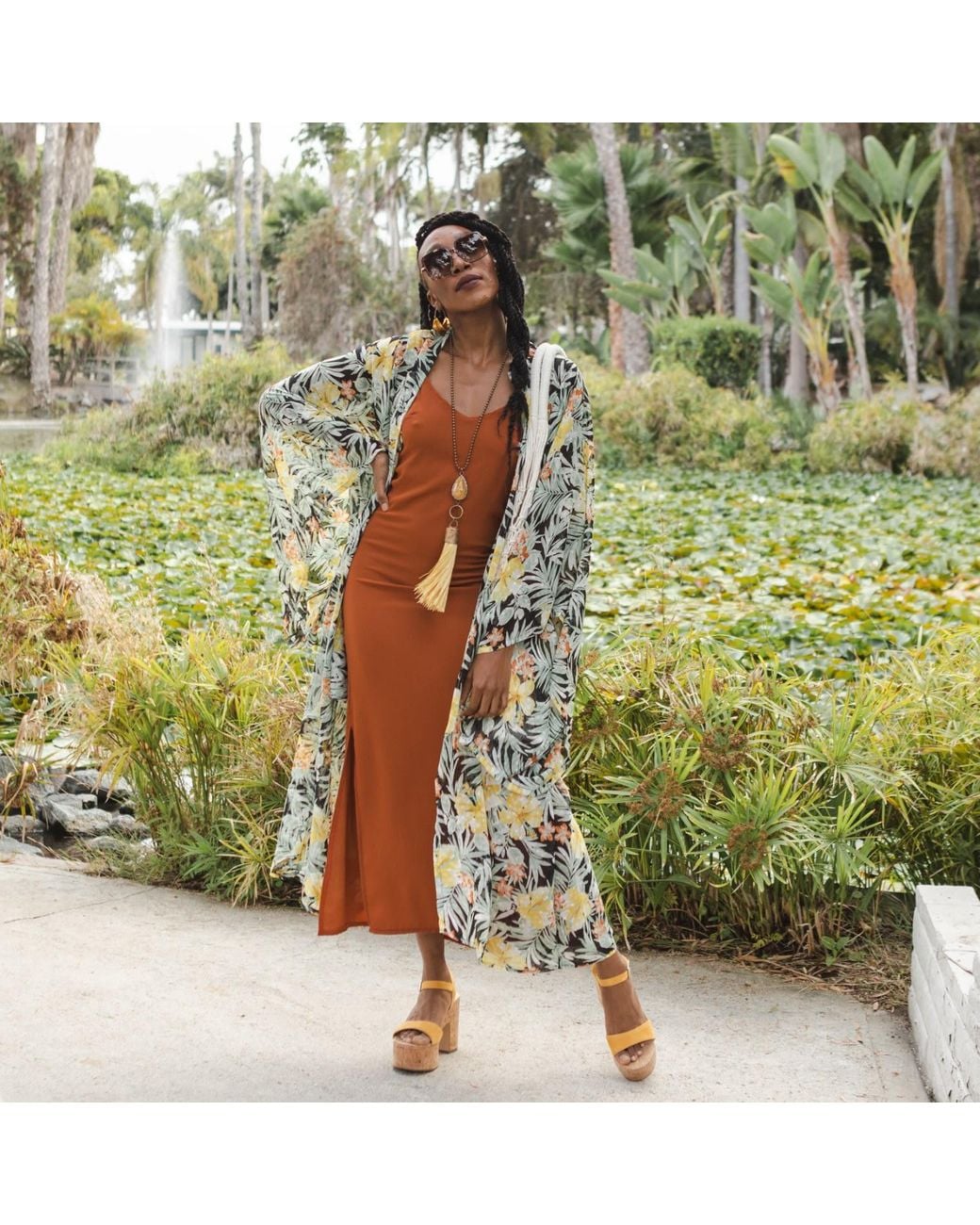 Jennafer Grace Metallic Serenity Patina Kimono