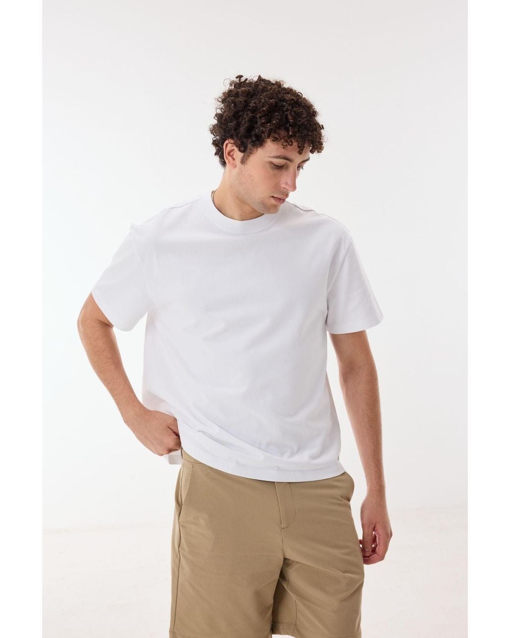 Ashita Fernandes White Emrys T Shirt for men