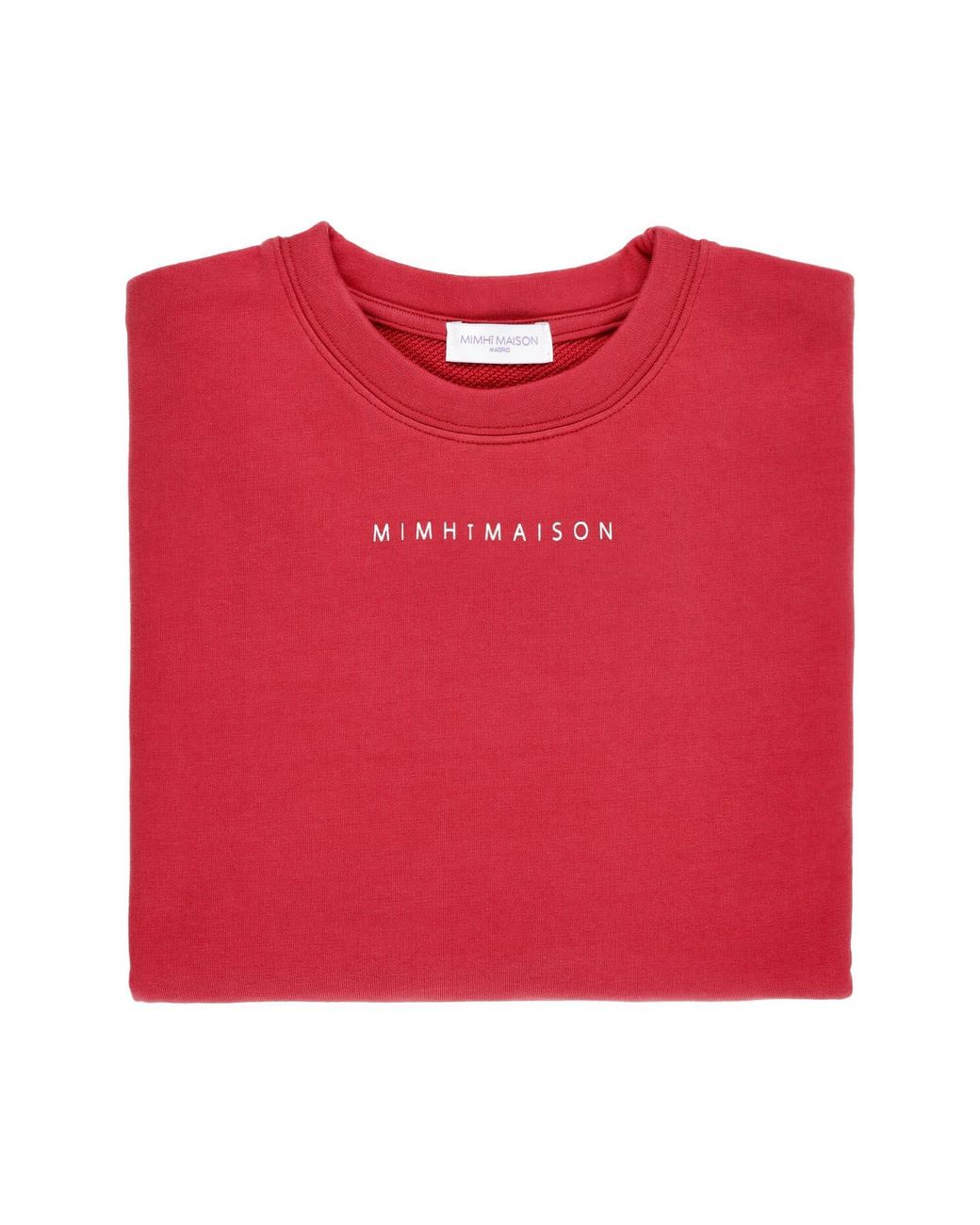 Mimhi Maison Red Elle Crewneck Sweatshirt – Raspberry