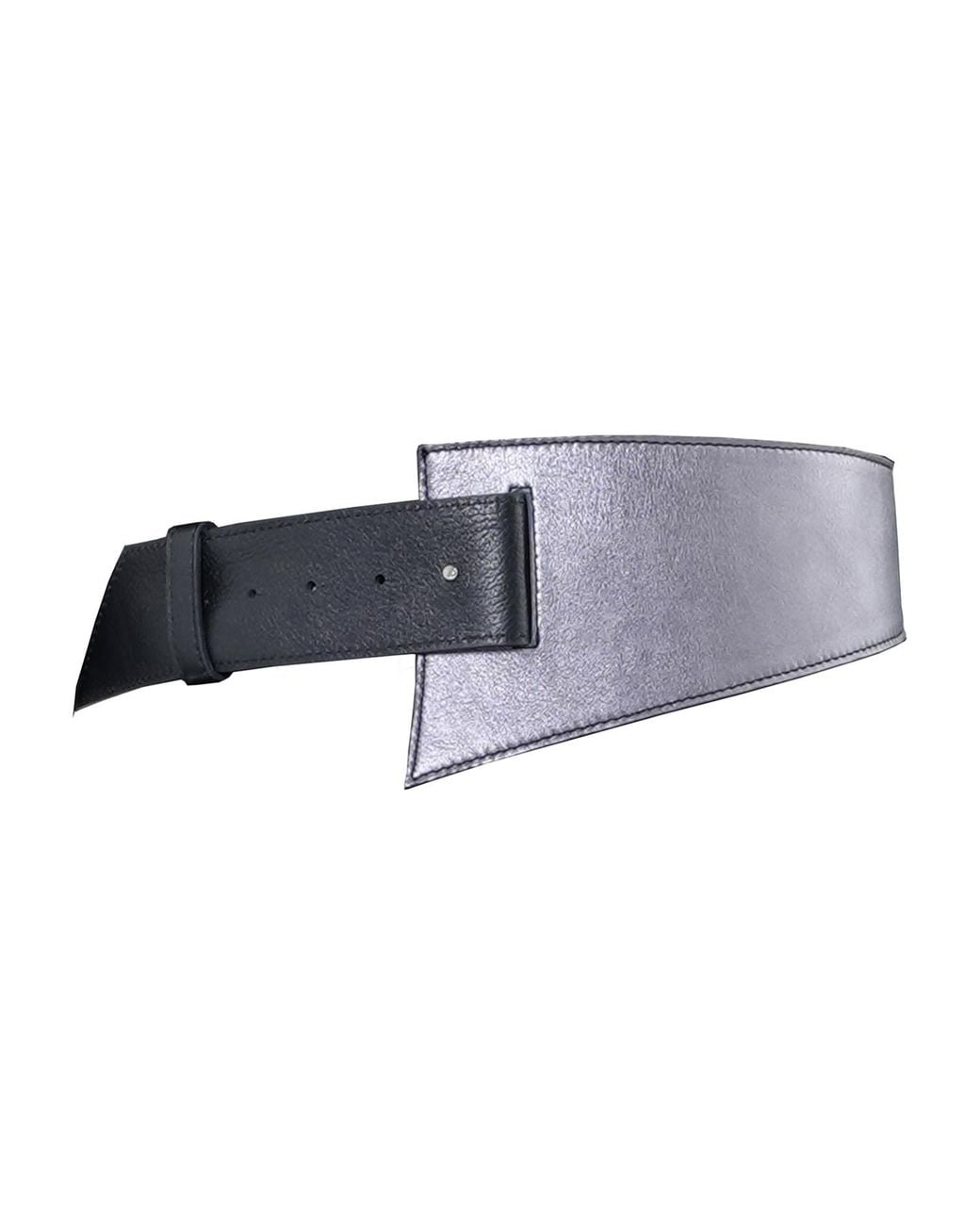 Metamorph Metallic Genuine Leather Waist Belt
