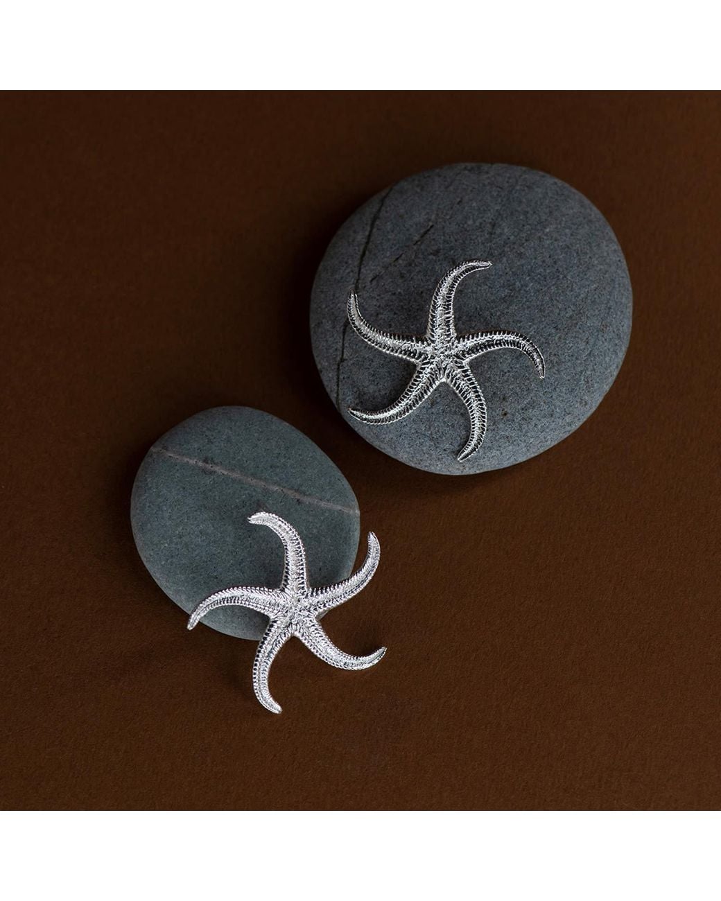 Zoe & Morgan Metallic Starfish Earrings