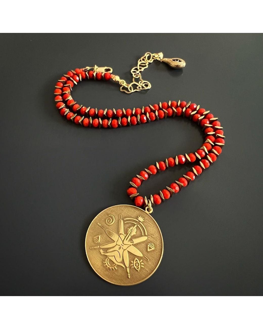Ebru Jewelry Brown See The Good Choker Necklace