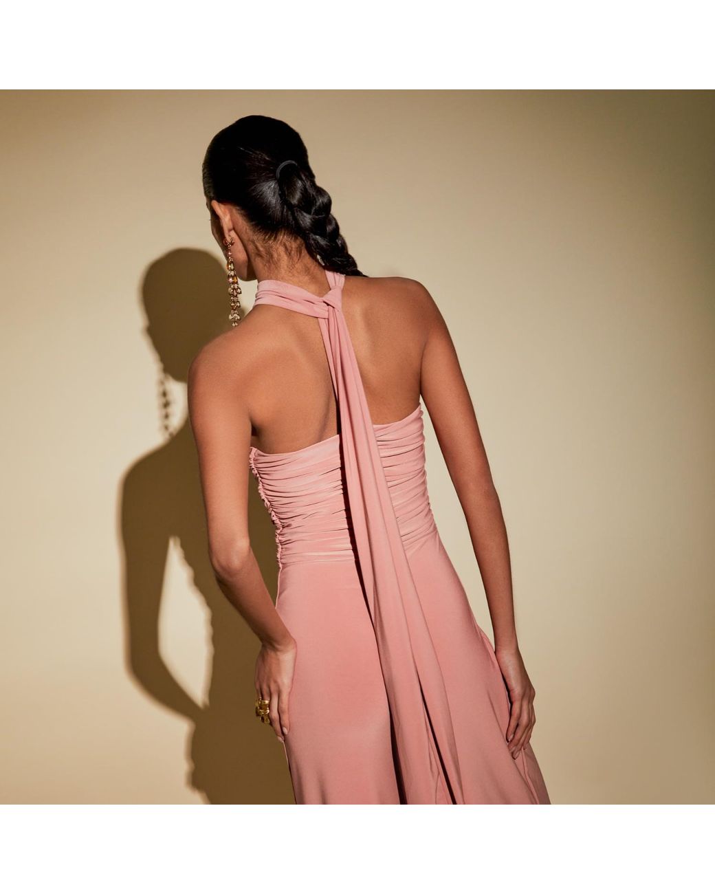 Celestine & Mae Pink Neutrals Kahili Jumpsuit