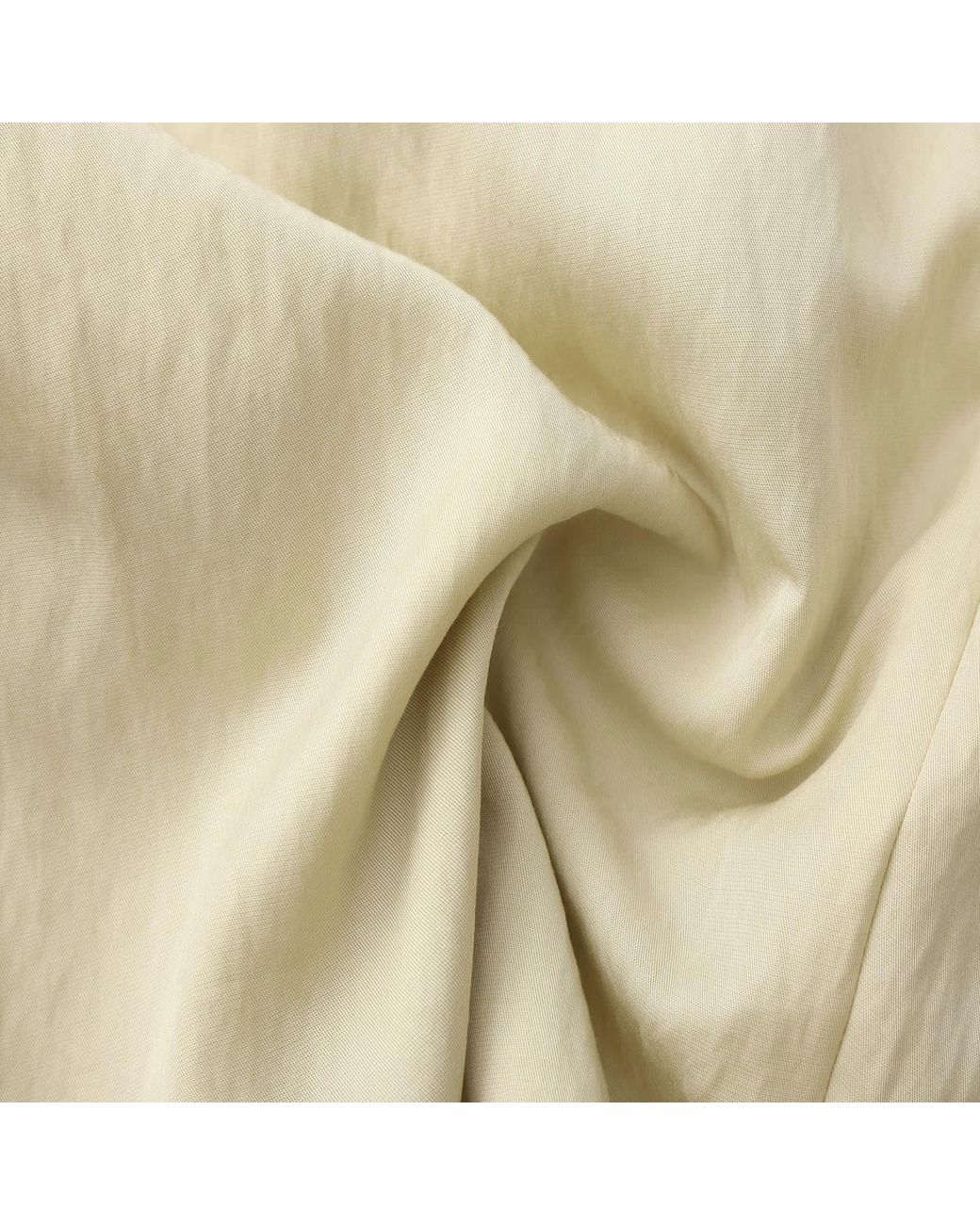 FRONT ROW SHOP Natural Neutrals Balloon Pleat Trousers Butter