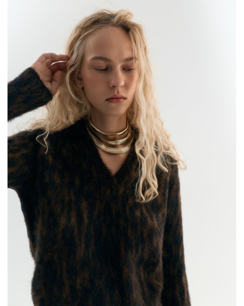 Sita Nevado Metallic Slim Cleo Necklace