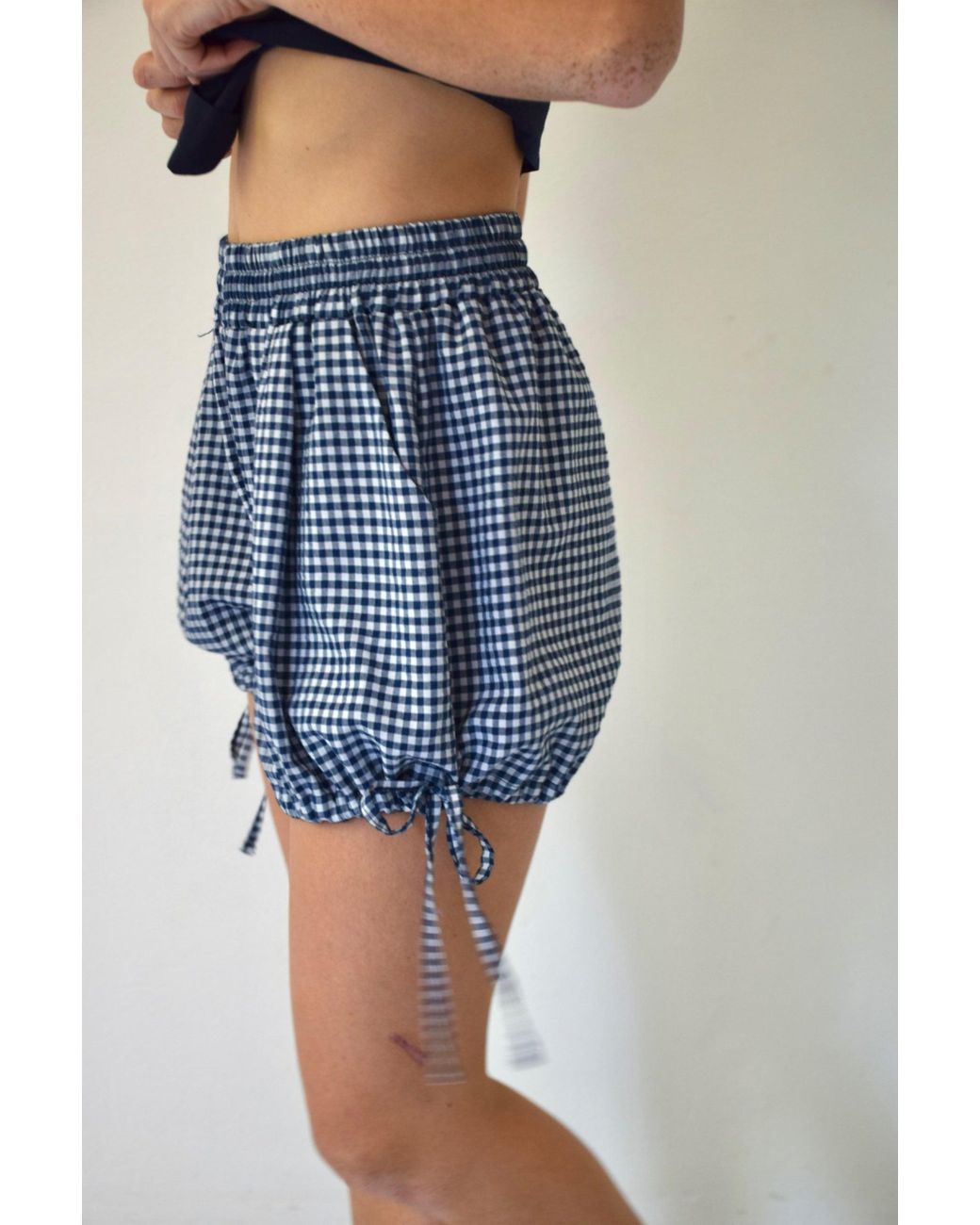 Mind Traveler Blue Short Marina Vichy Marino