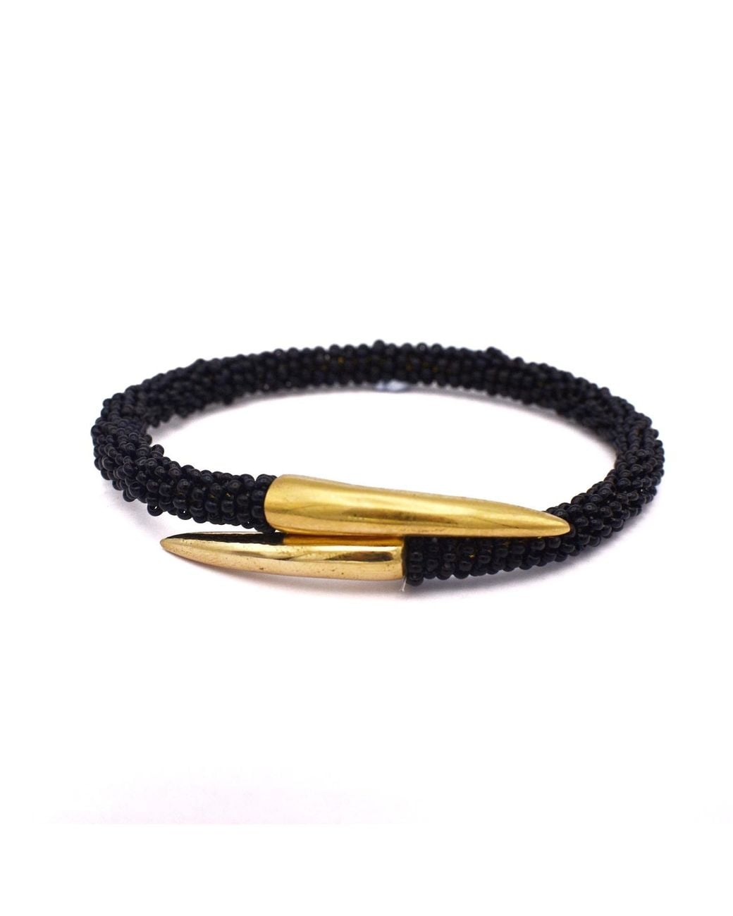 Lala Salama Black Shanga Bangle