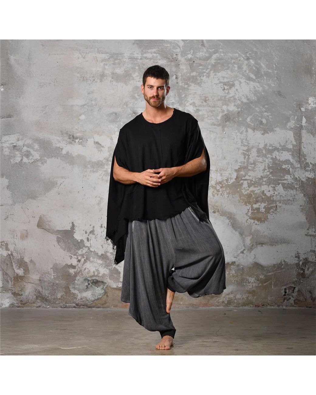 Zhenabia Black Leila Top