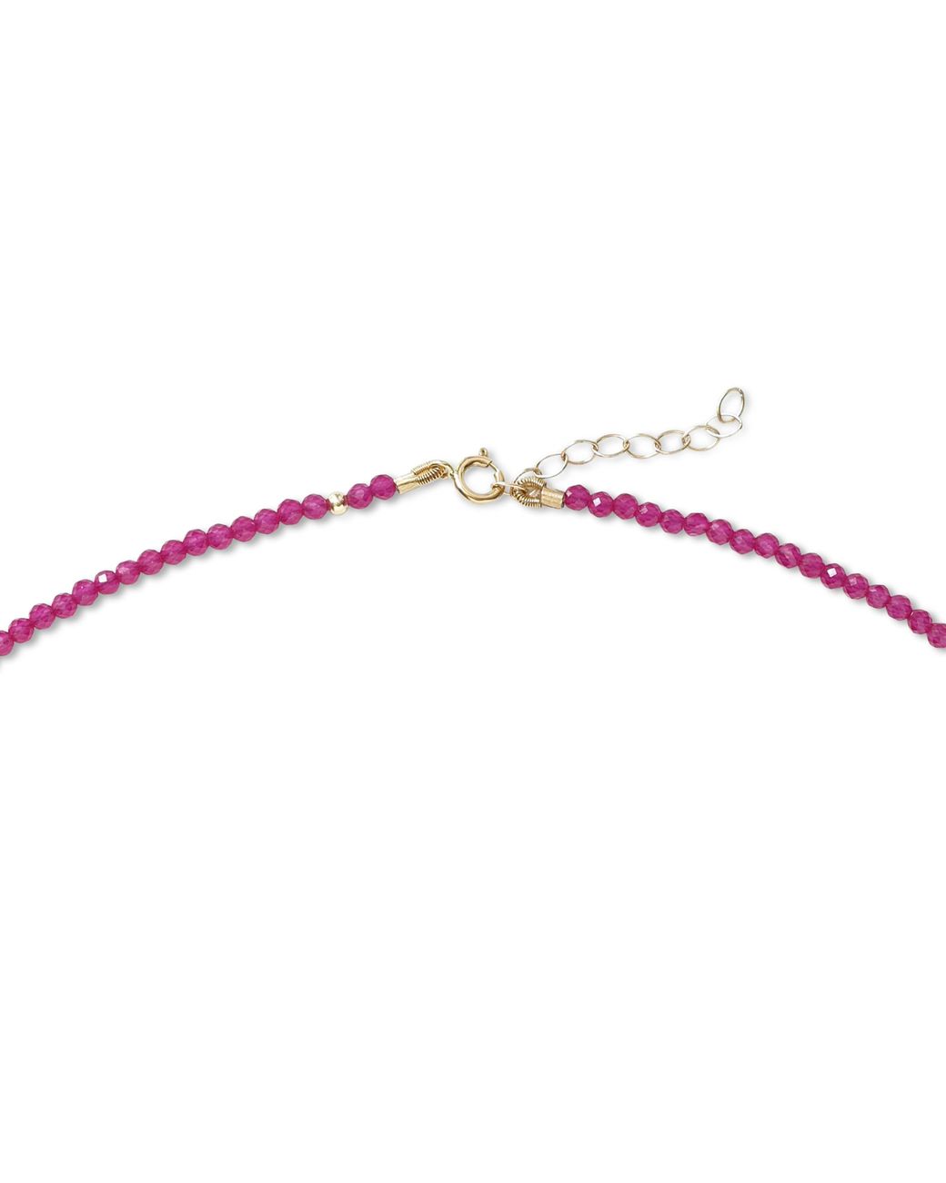 Bombyx House Red Tiny Ruby Cluster Necklace