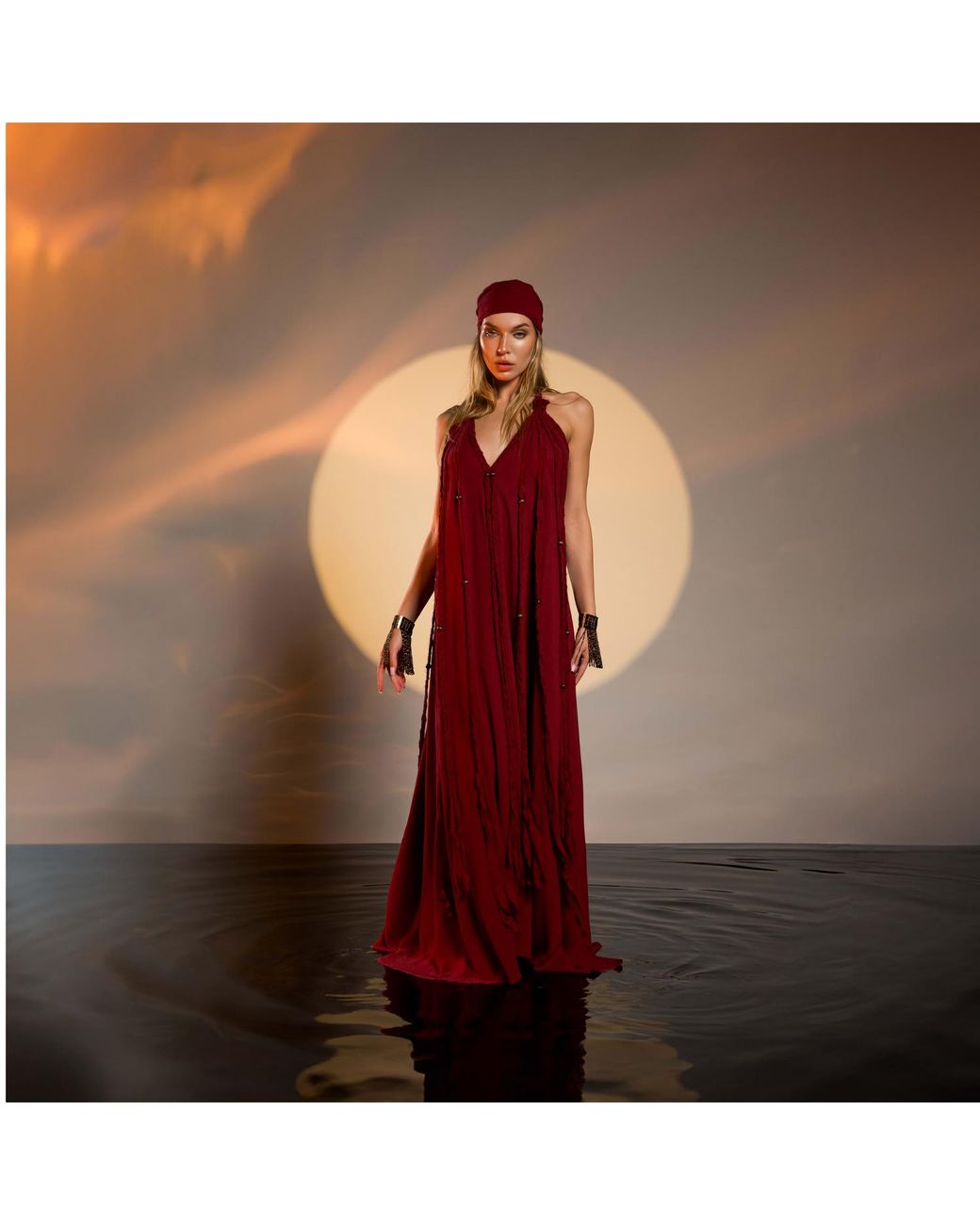 Zhenabia Red Kismet Dress