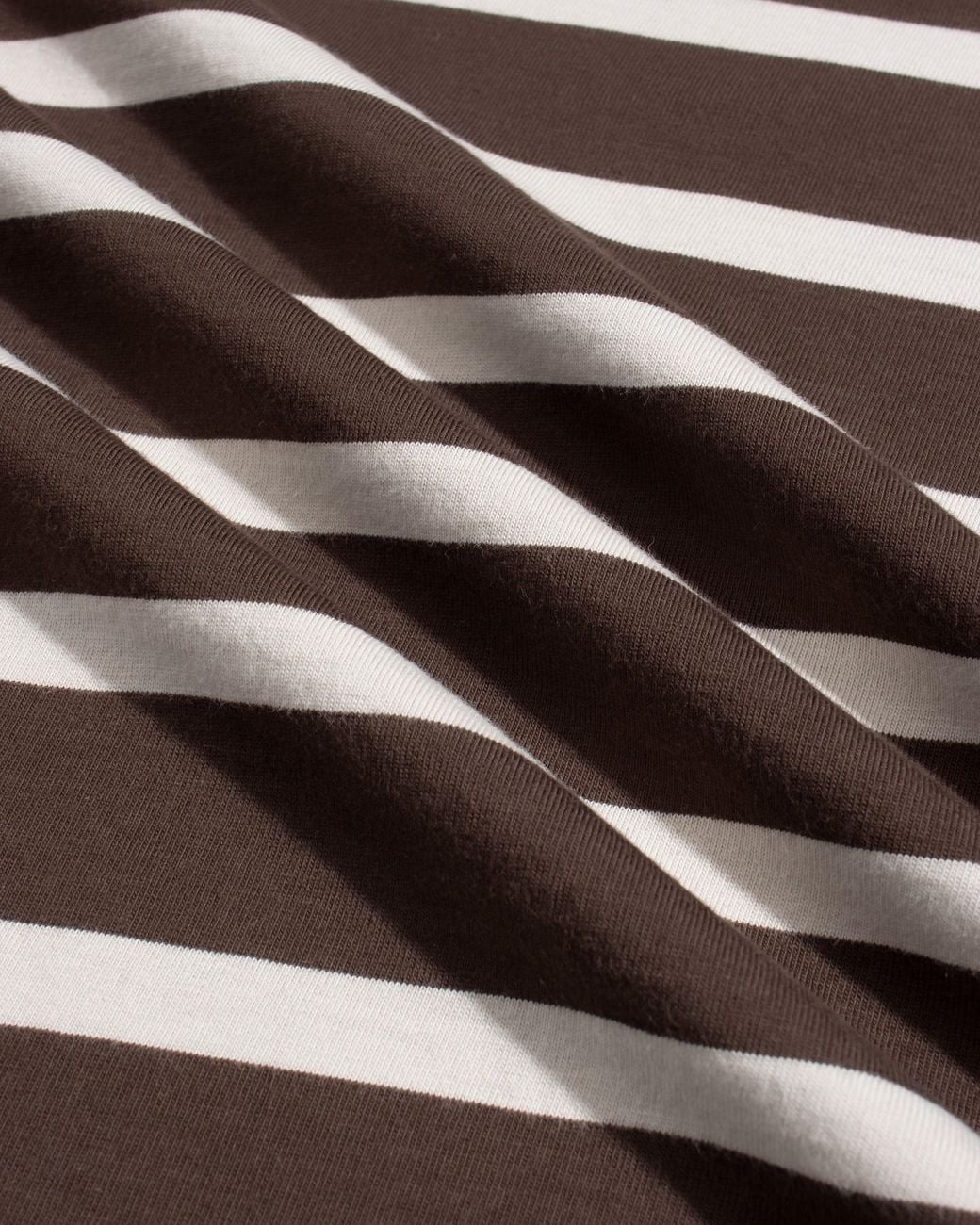 Far Afield Brown Breton Stripe T-Shirt for men