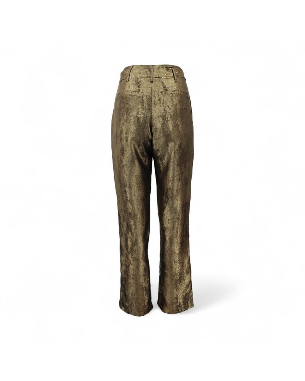 Monzlapur New York Green Burnt High-Waisted Pant