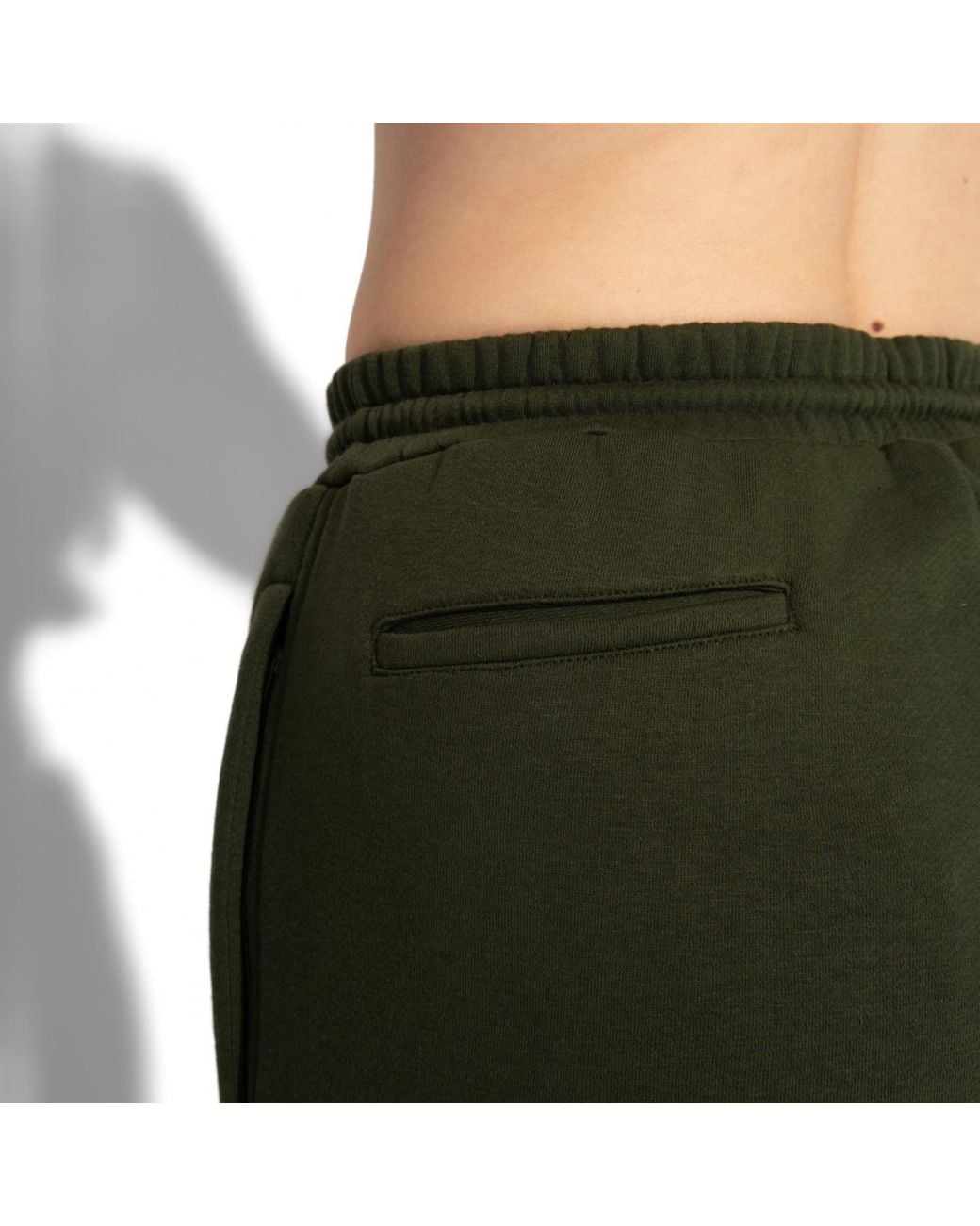 Maison Tangerine Green Khaki Premium Cotton Sweatshirt & Joggers Tracksuit Set For