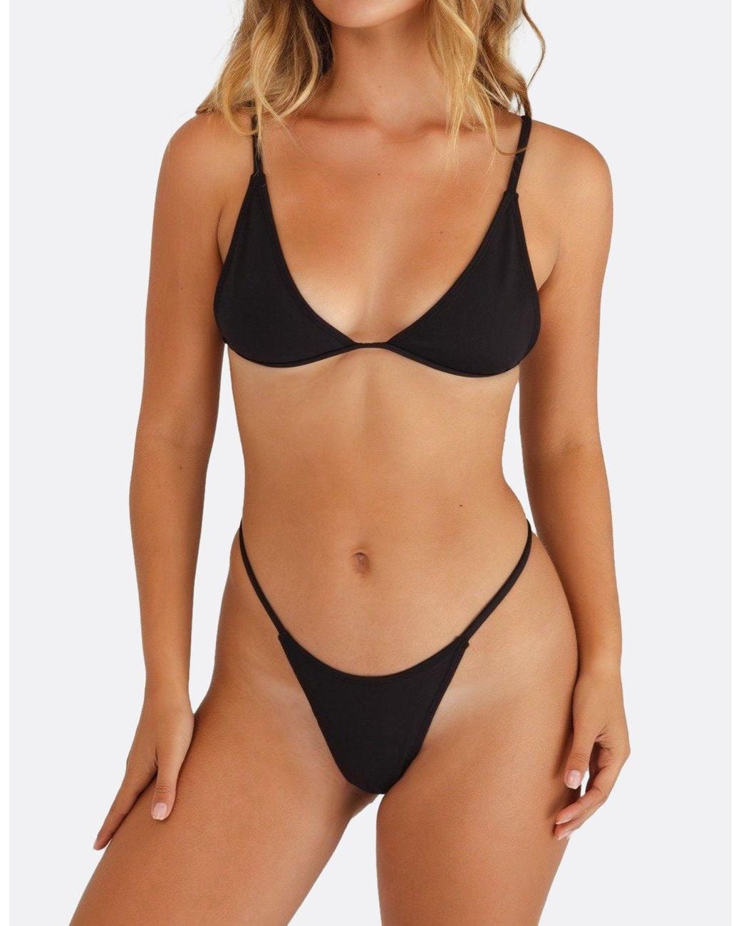 Minimale Animale Black Mirage Bikini Top