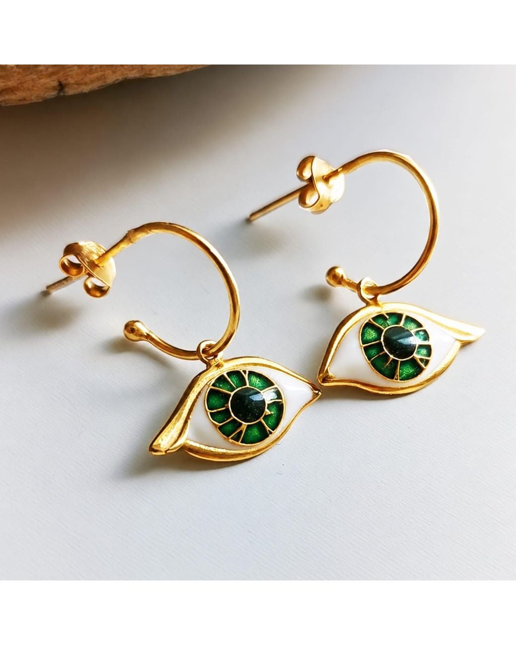 Nowart Jewelry Metallic Evil Eye Earrings