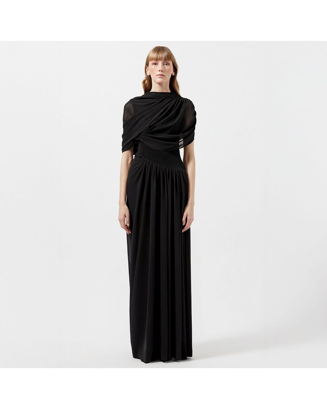 Herfetch Black Maxi Rouge Dress İN