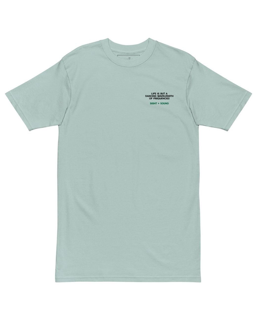 Anchor and Crew Green Ice Balance Le Dance Disco! Heavy Cotton Embroidered T-Shirt