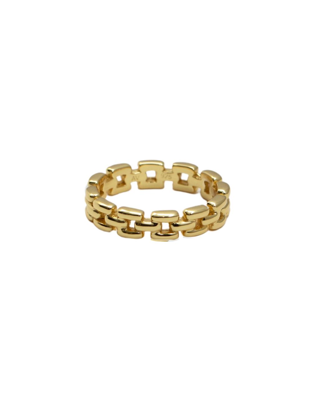 Argento Vivo Metallic Thin Panthera Ring