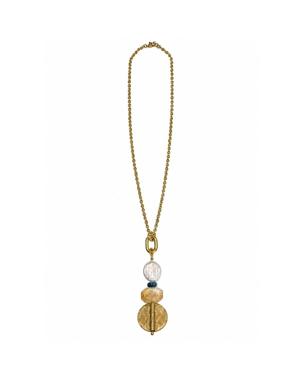 Rachel Nathan Metallic Pearl Coin