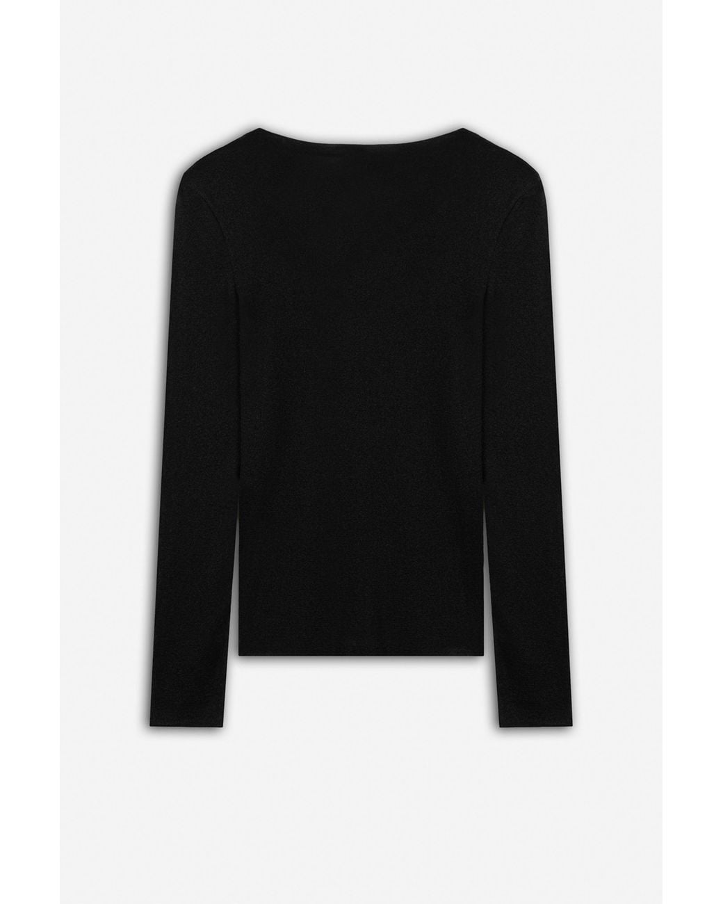 Nocturne Black Sheer Knit Top