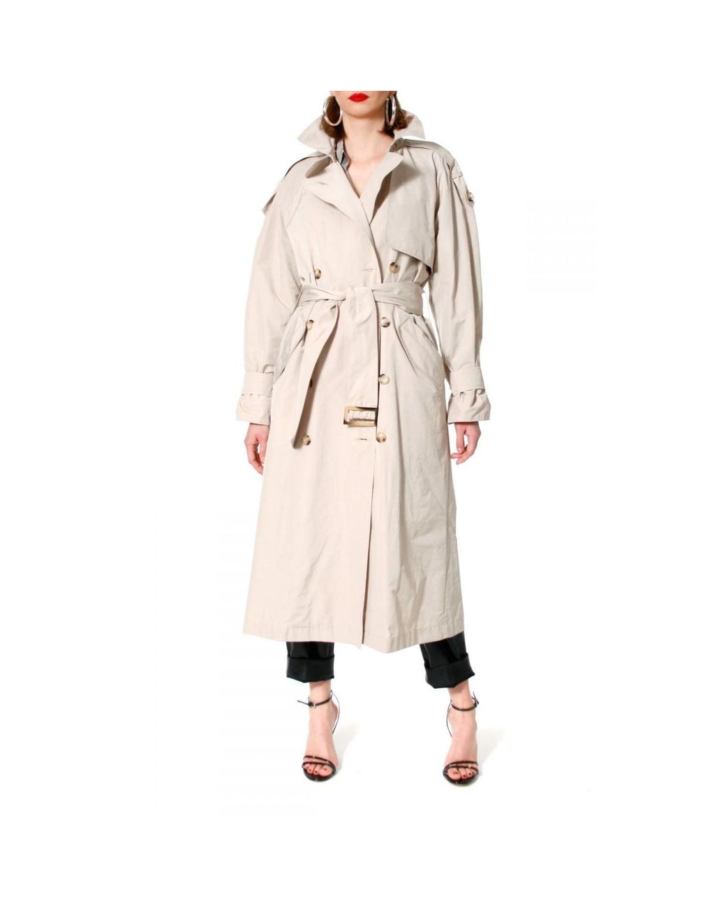 AGGI by HALEWSKI Natural Céline Beige Trench-coat