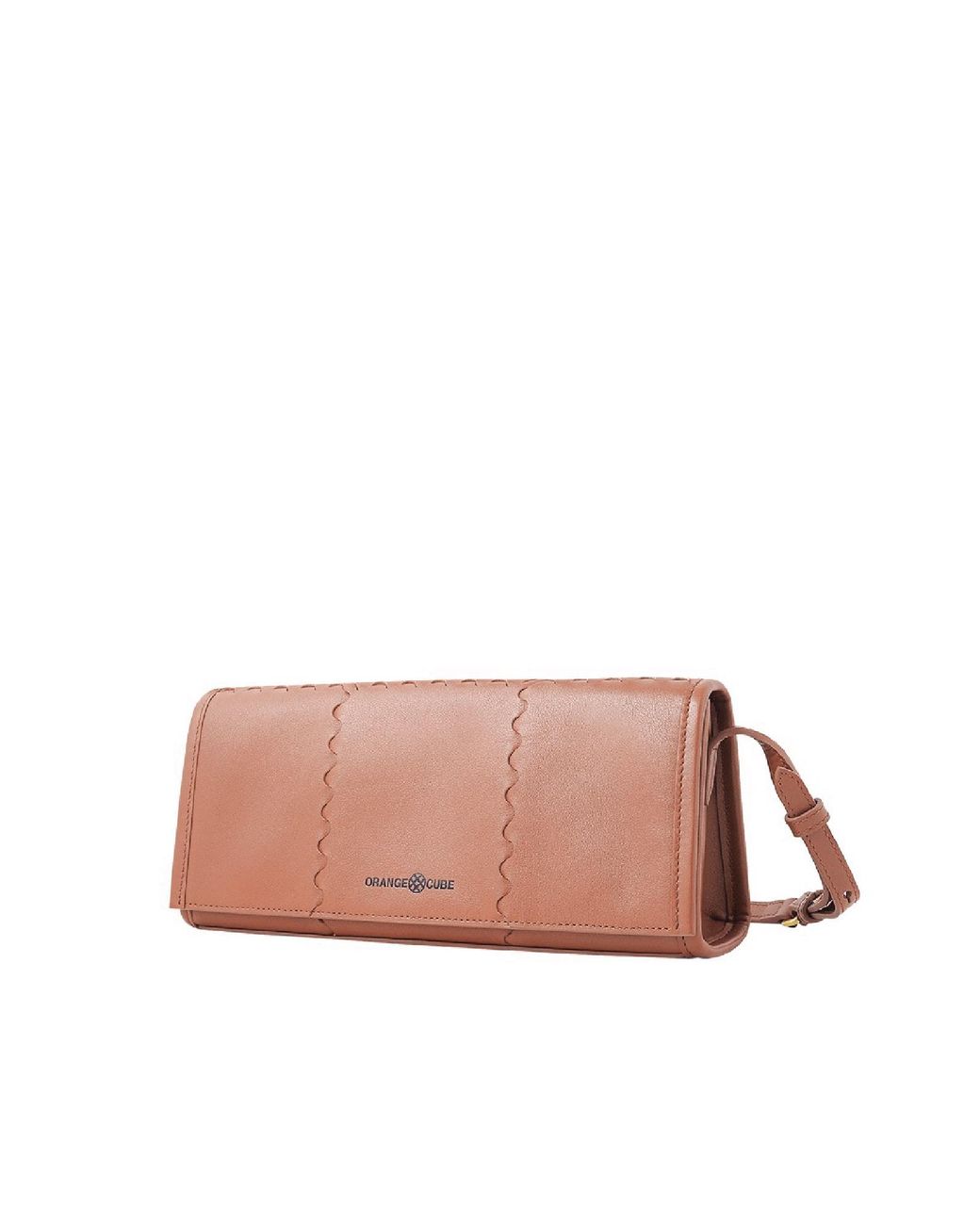 Orange Cube Pink Mosaic Shoulder Bag